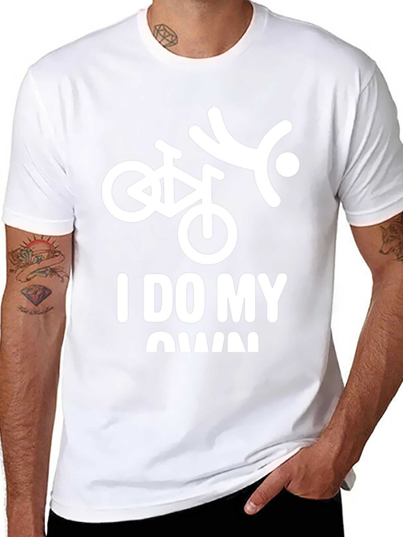 I Do My Own Stunts Bike T-Shirt