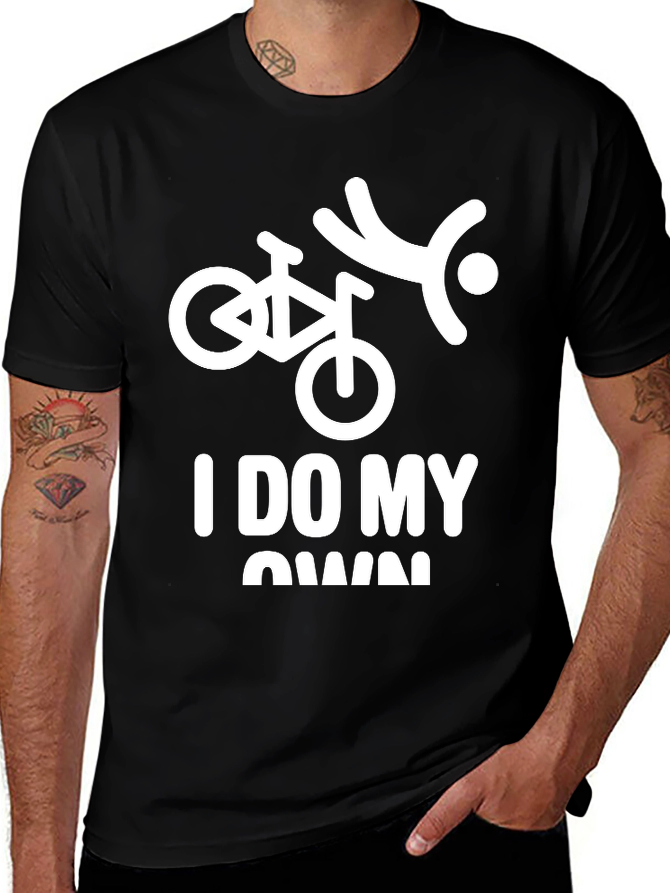 I Do My Own Stunts Bike T-Shirt
