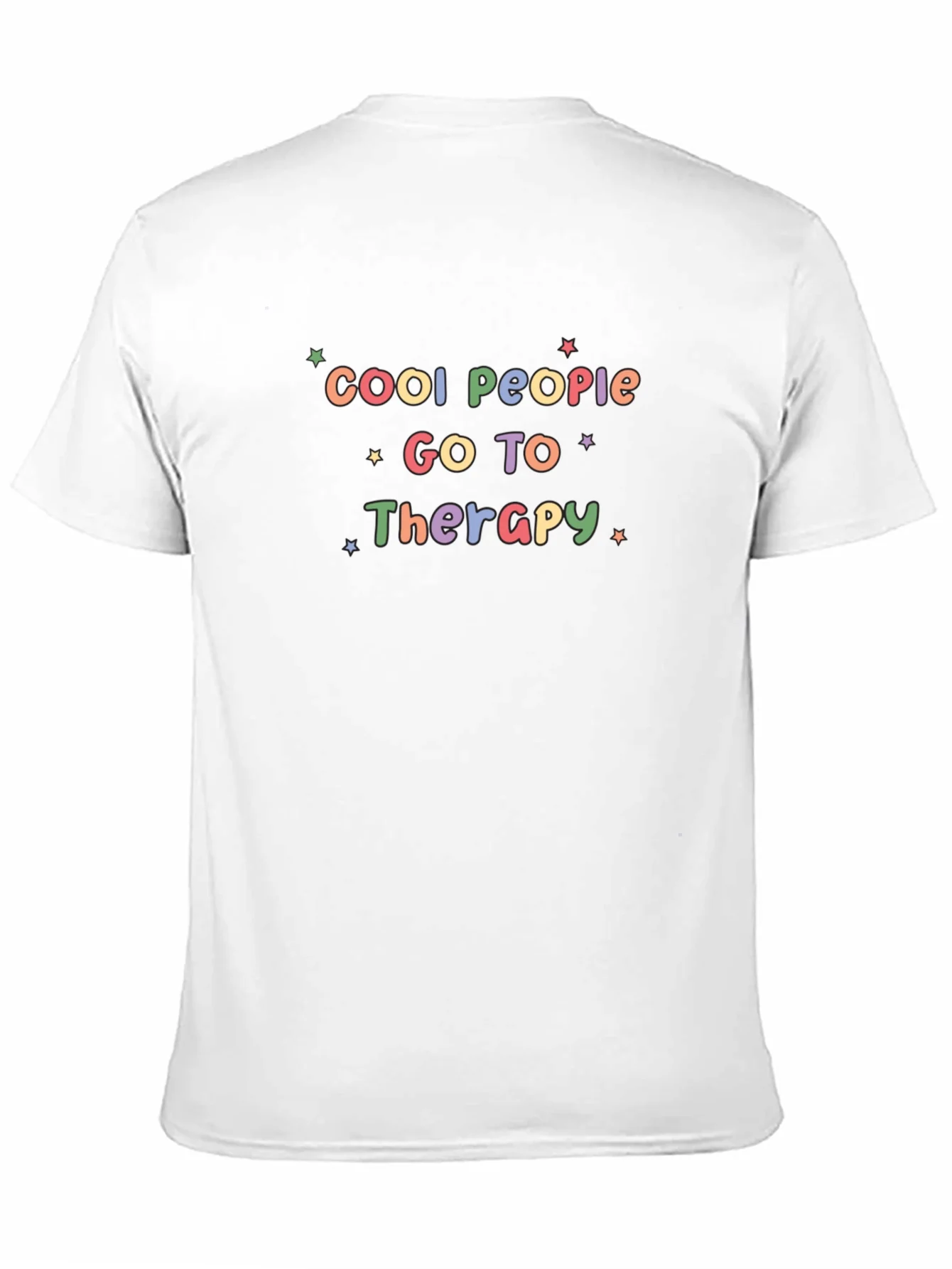 Cool People Go To Therapy Black Tee
