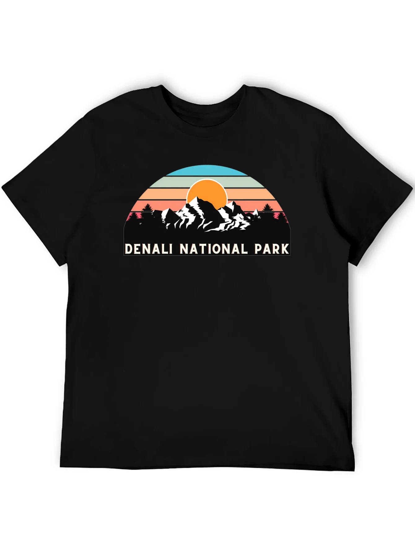 Denali National Park Retro Graphic T-Shirt