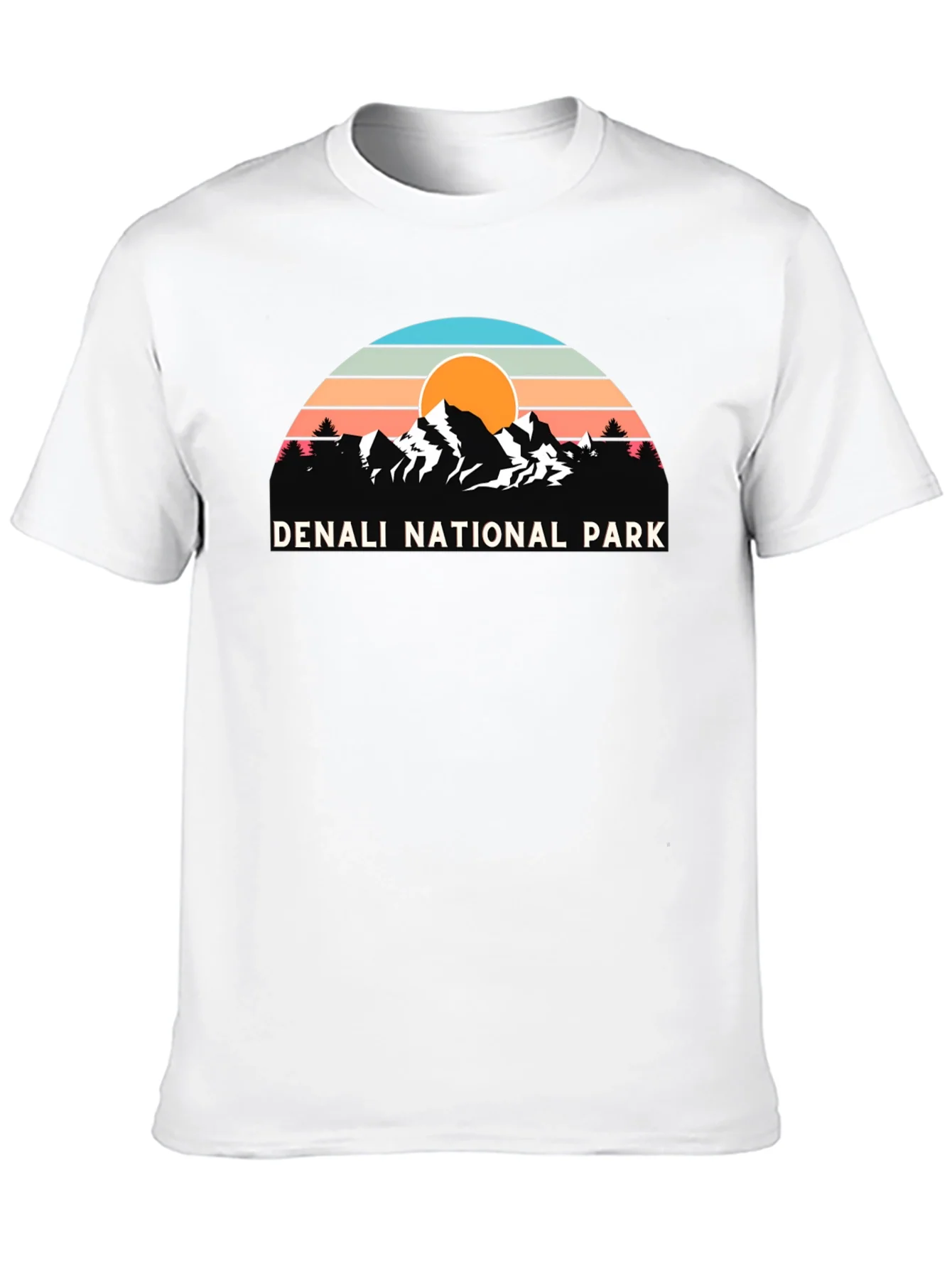 Denali National Park Retro Graphic T-Shirt