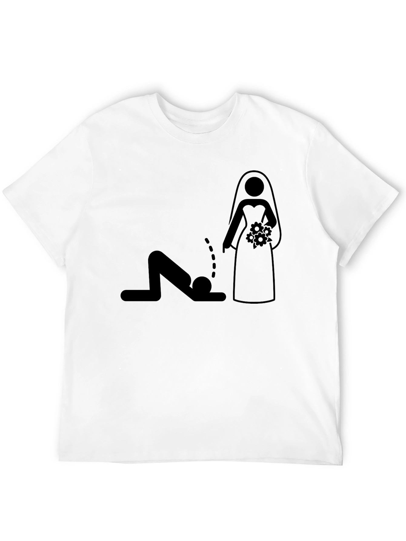 Funny Groom Stick Figure T-Shirt
