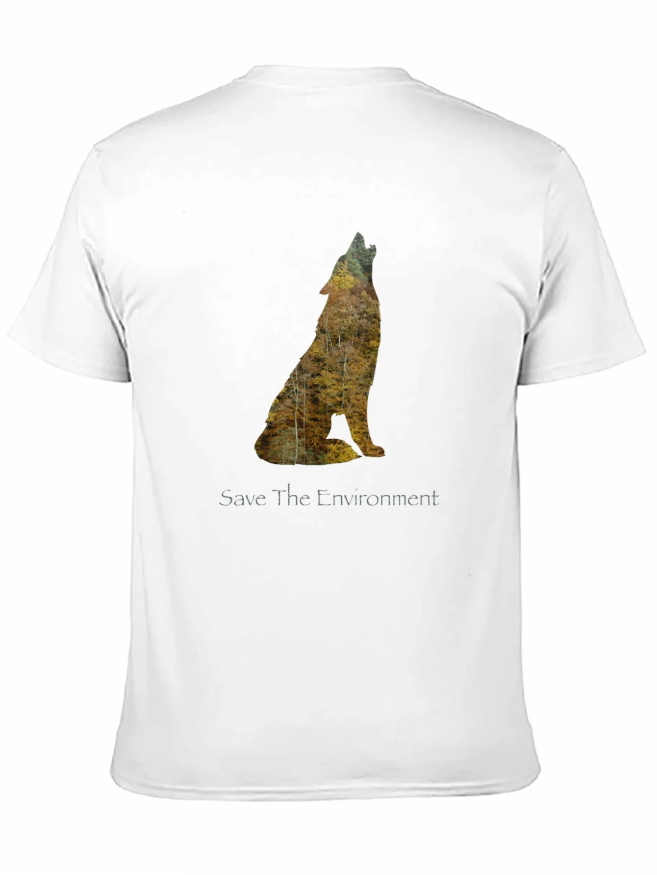 Save The Environment Wolf Graphic Tee