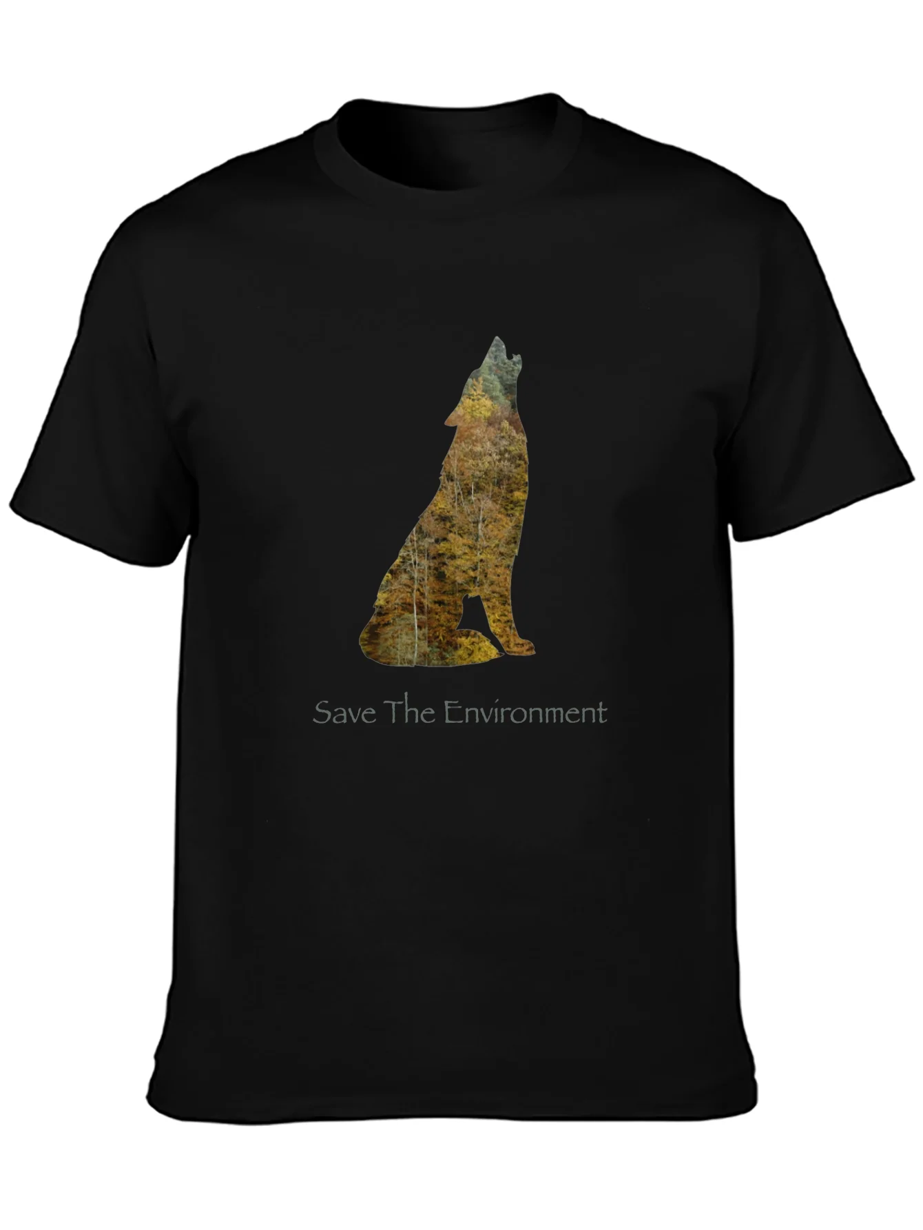 Save The Environment Wolf Graphic Tee