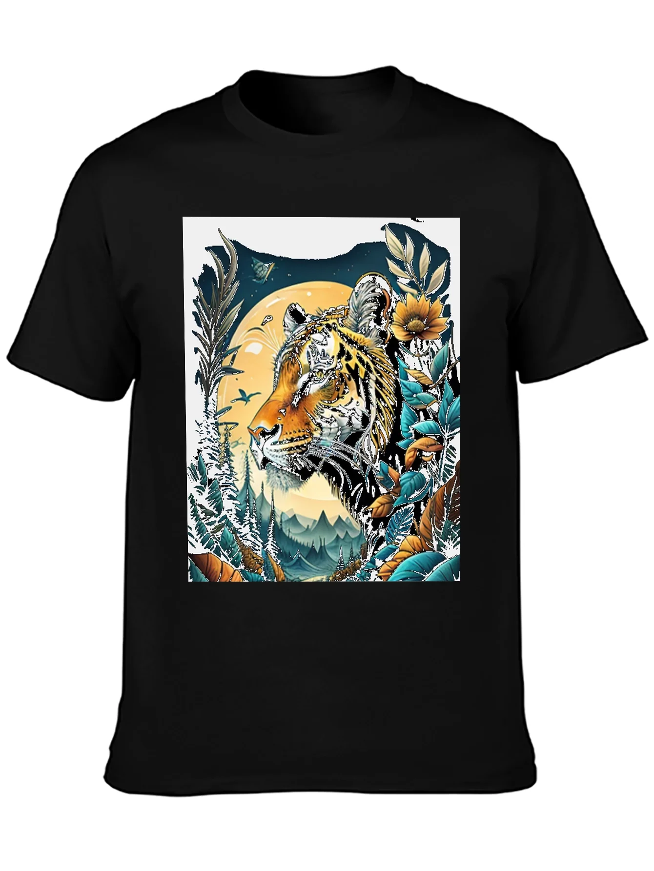 Tiger Graphic Tee - Nature Inspired Design