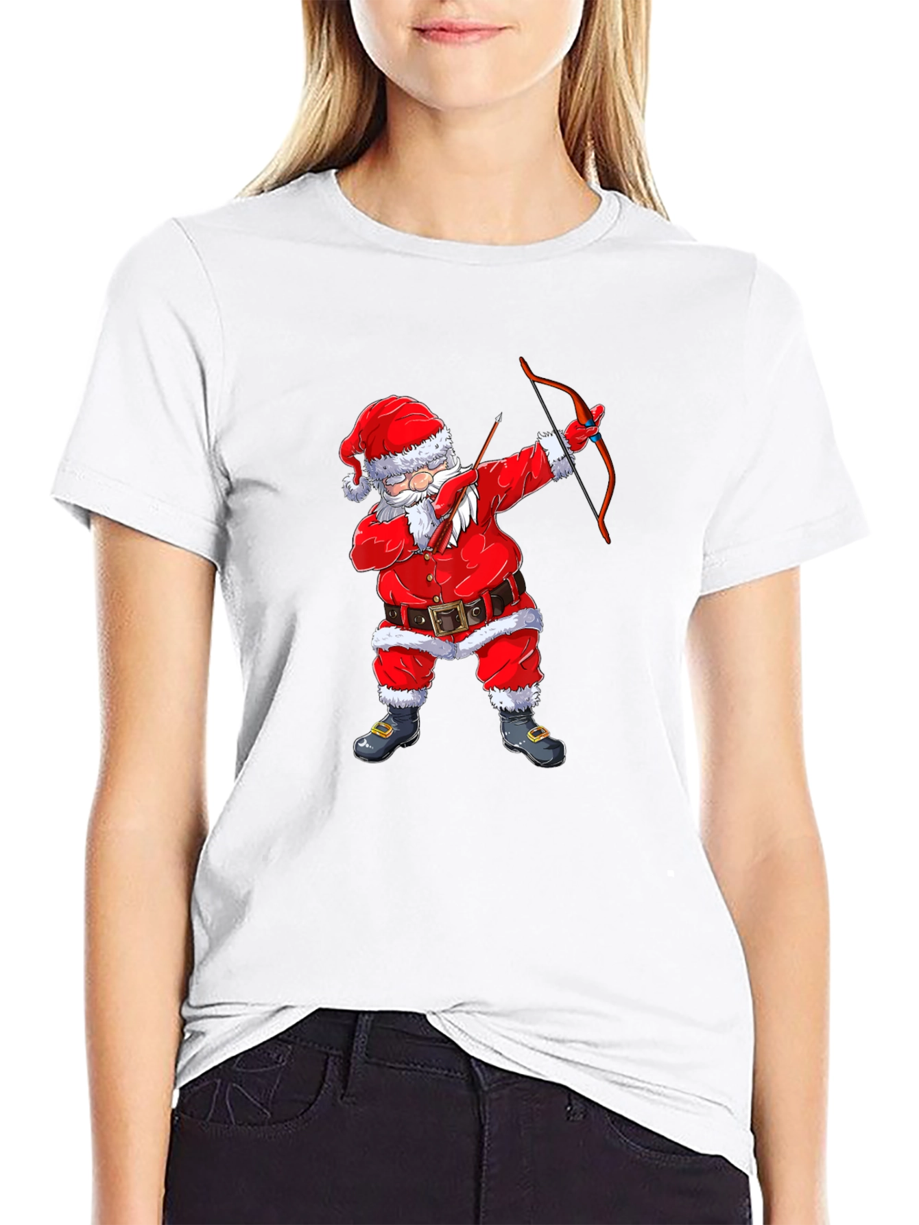 Santa Dabbing Archer T-Shirt - Holiday Cheer