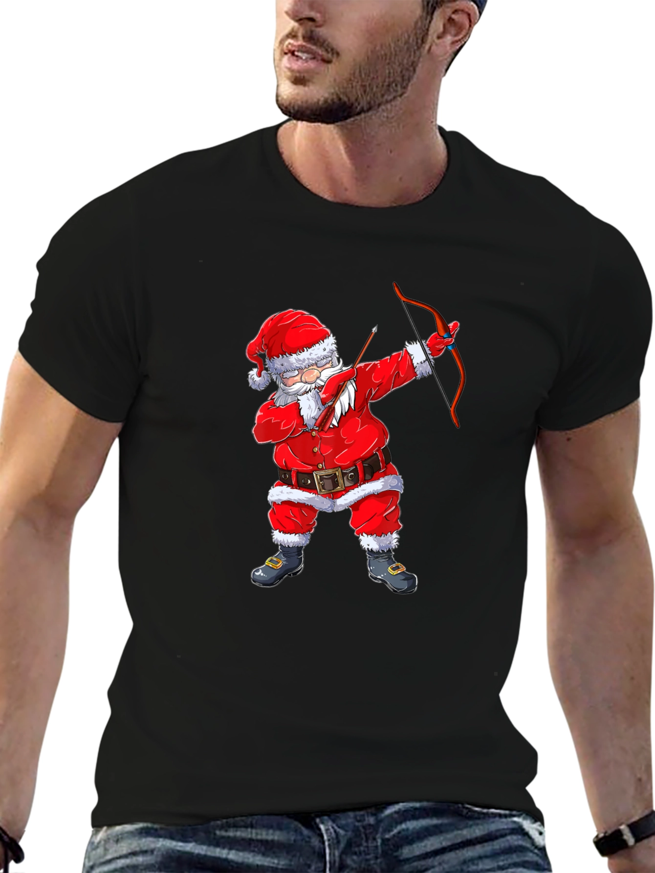 Santa Dabbing Archer T-Shirt - Holiday Cheer