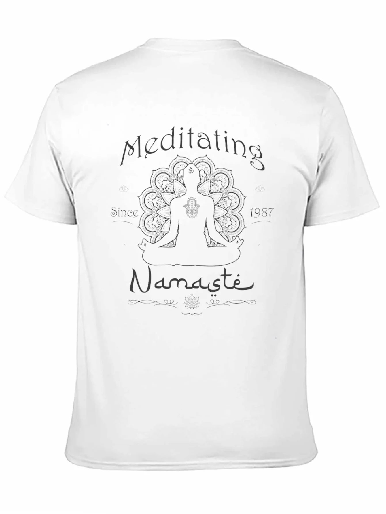 Meditating Since 1987 T-Shirt - Namaste Yoga Tee