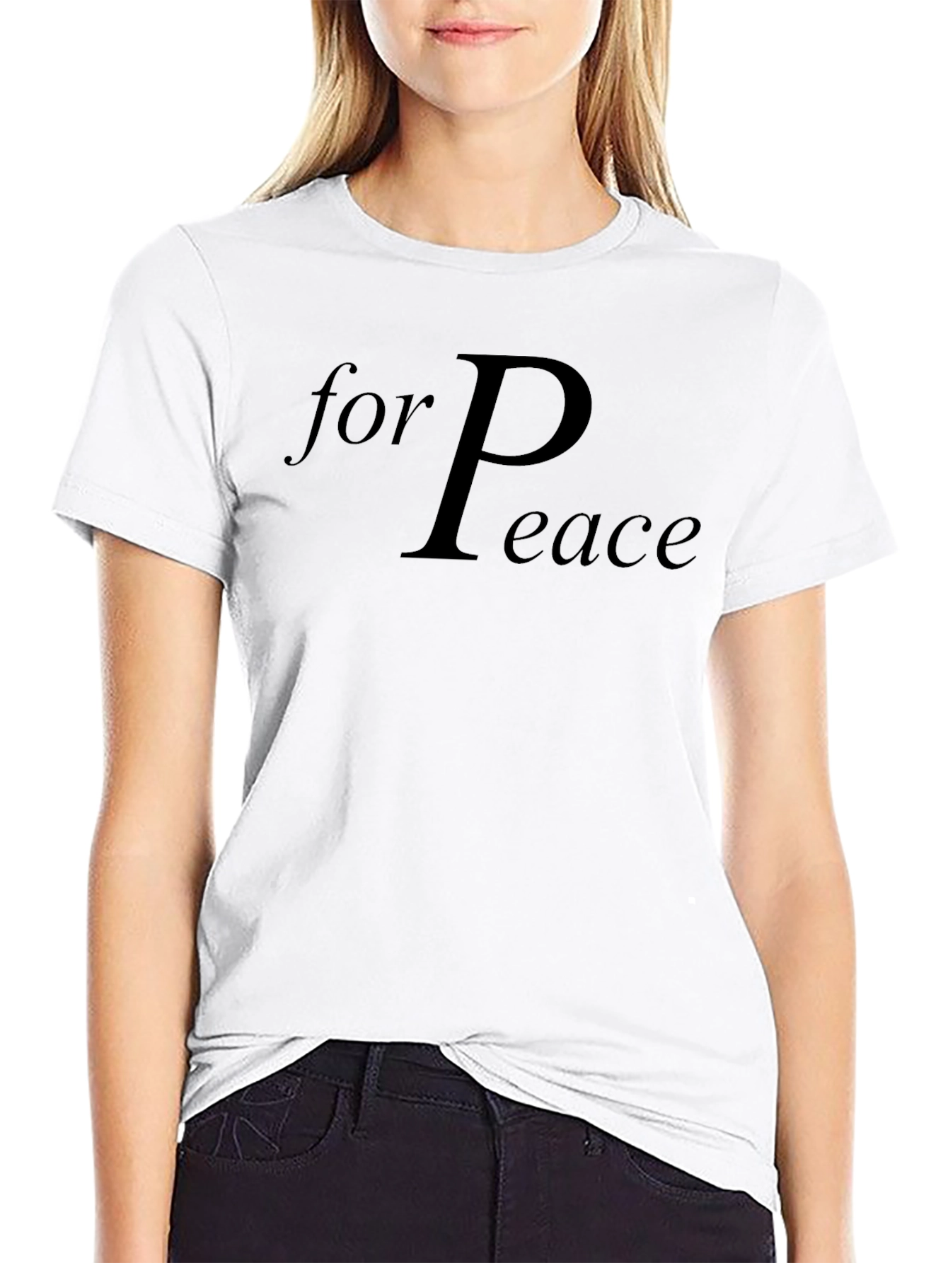 Peace T-Shirt - Mens Black Graphic Tee