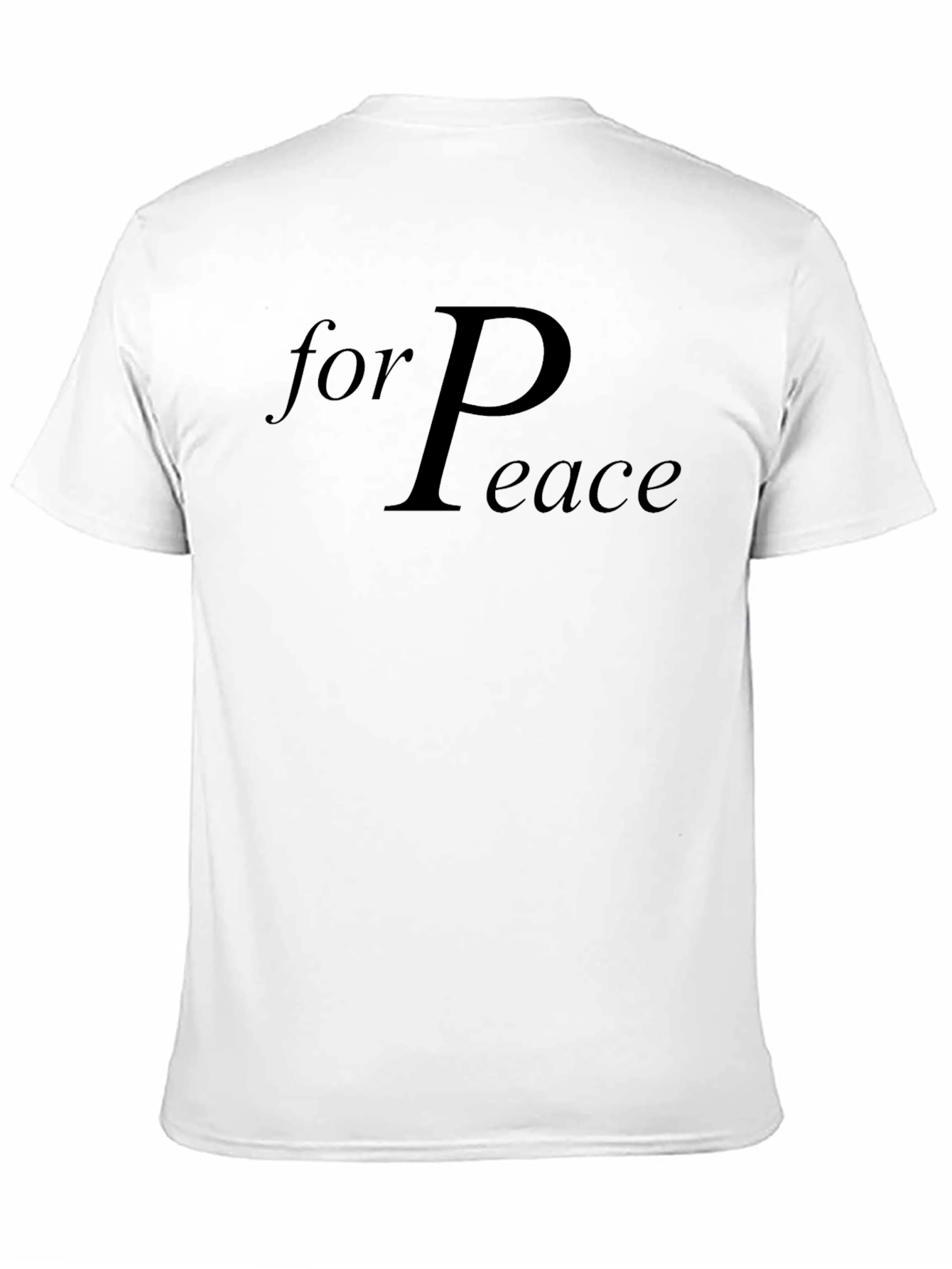 Peace T-Shirt - Mens Black Graphic Tee