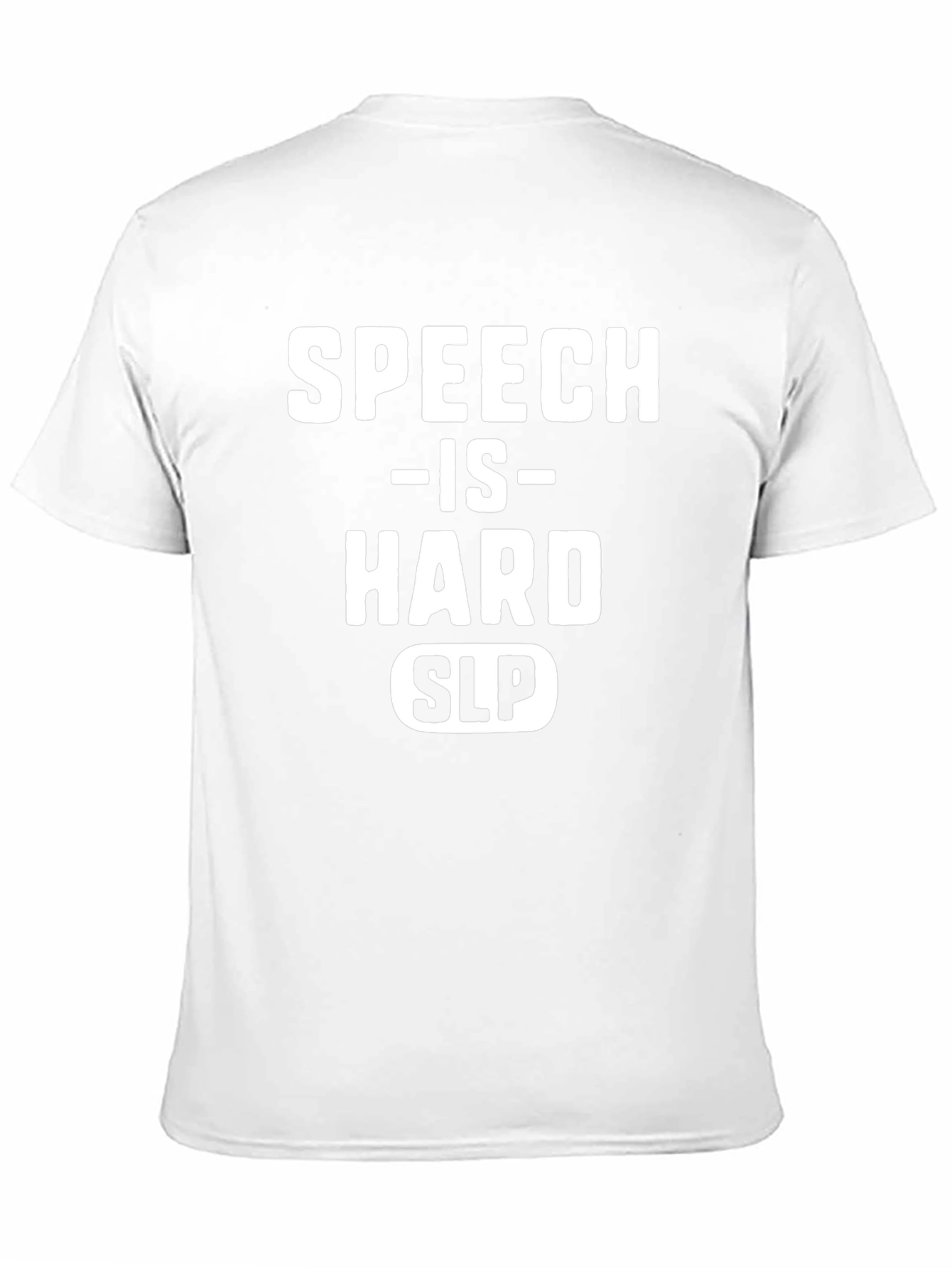 Speech is Hard SLP Black T-Shirt