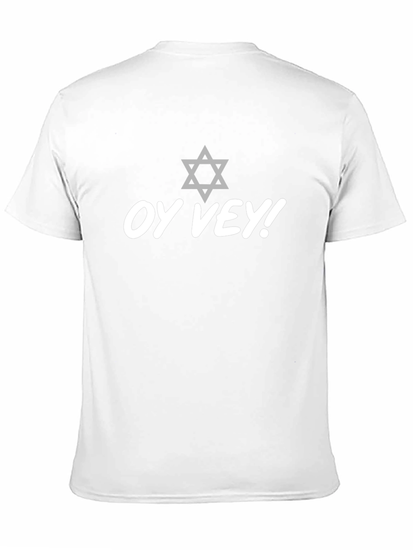 Oy Vey! T-Shirt with Star of David - Mens