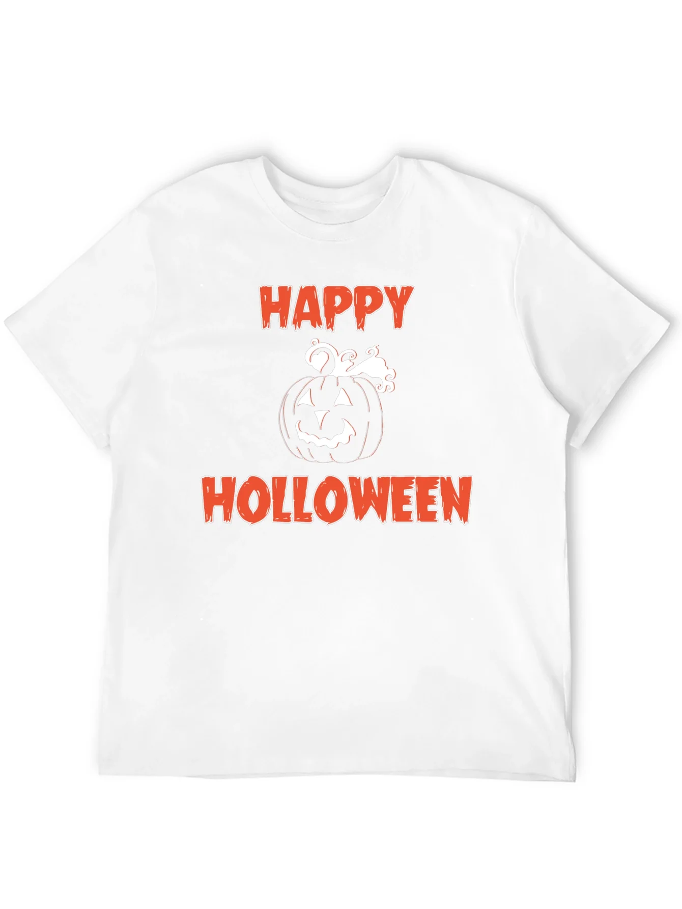 Happy Holloween Pumpkin Tee - Spooky Season Style