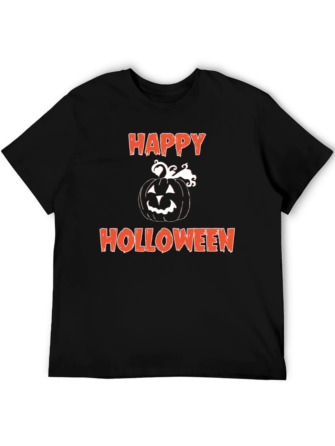 Happy Holloween Pumpkin Tee - Spooky Season Style