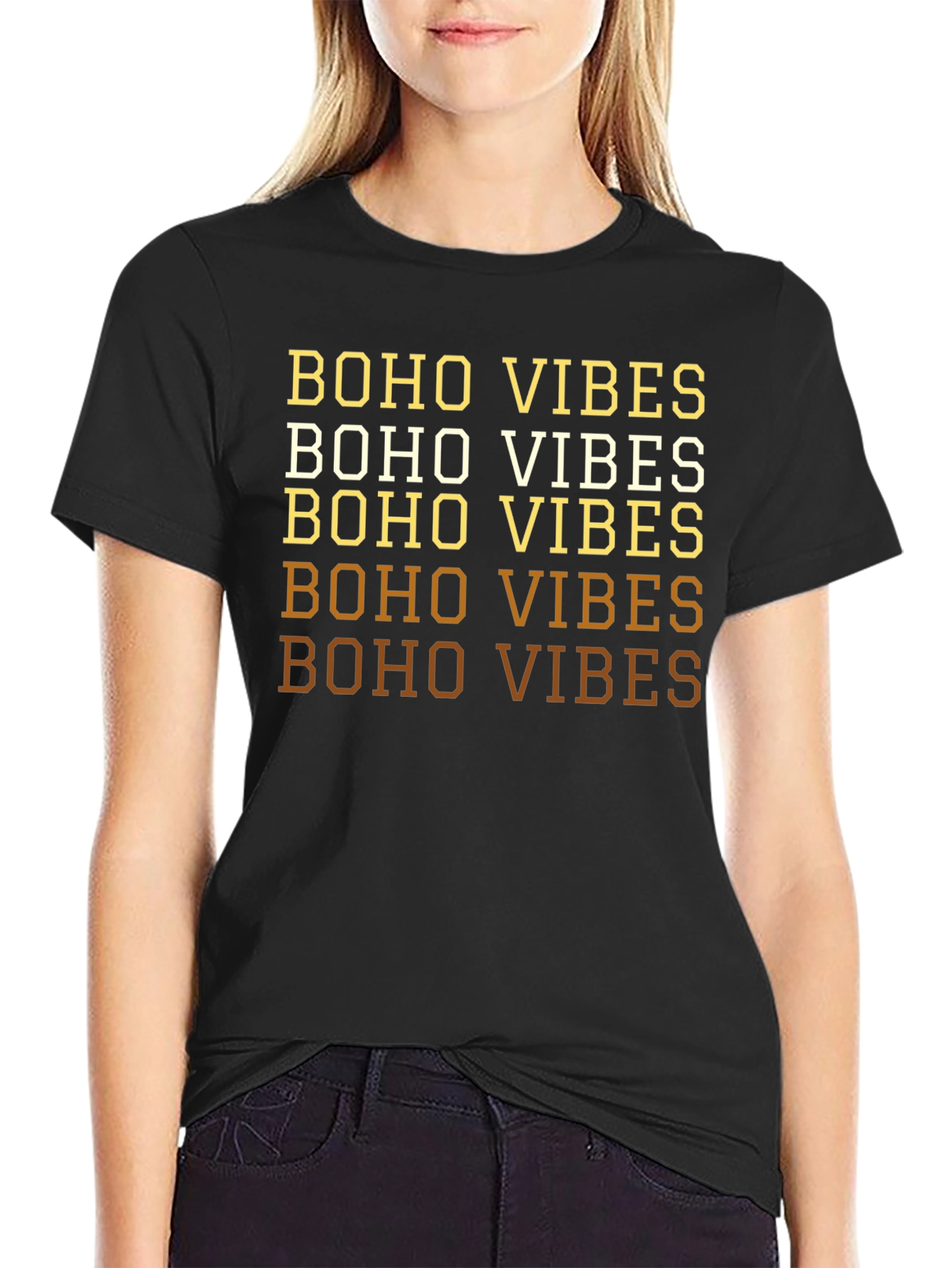 Boho Vibes Graphic Tee - Stylish Casual Wear