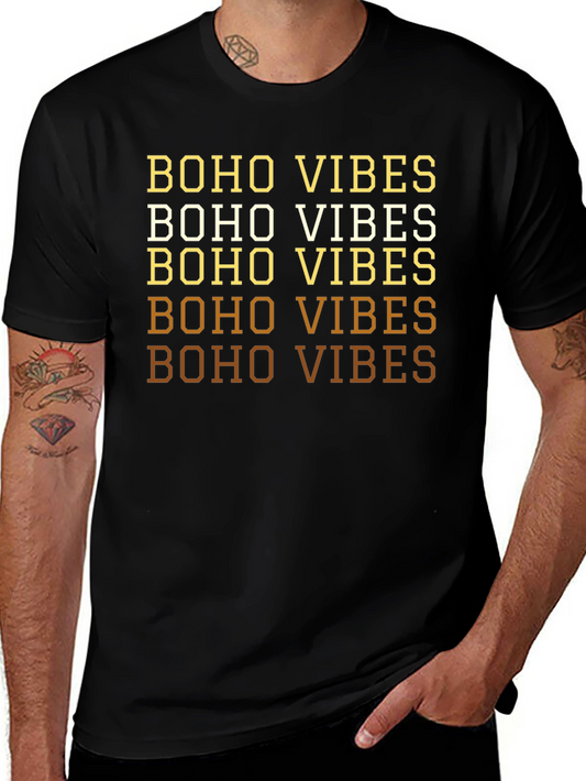 Boho Vibes Graphic Tee - Stylish Casual Wear