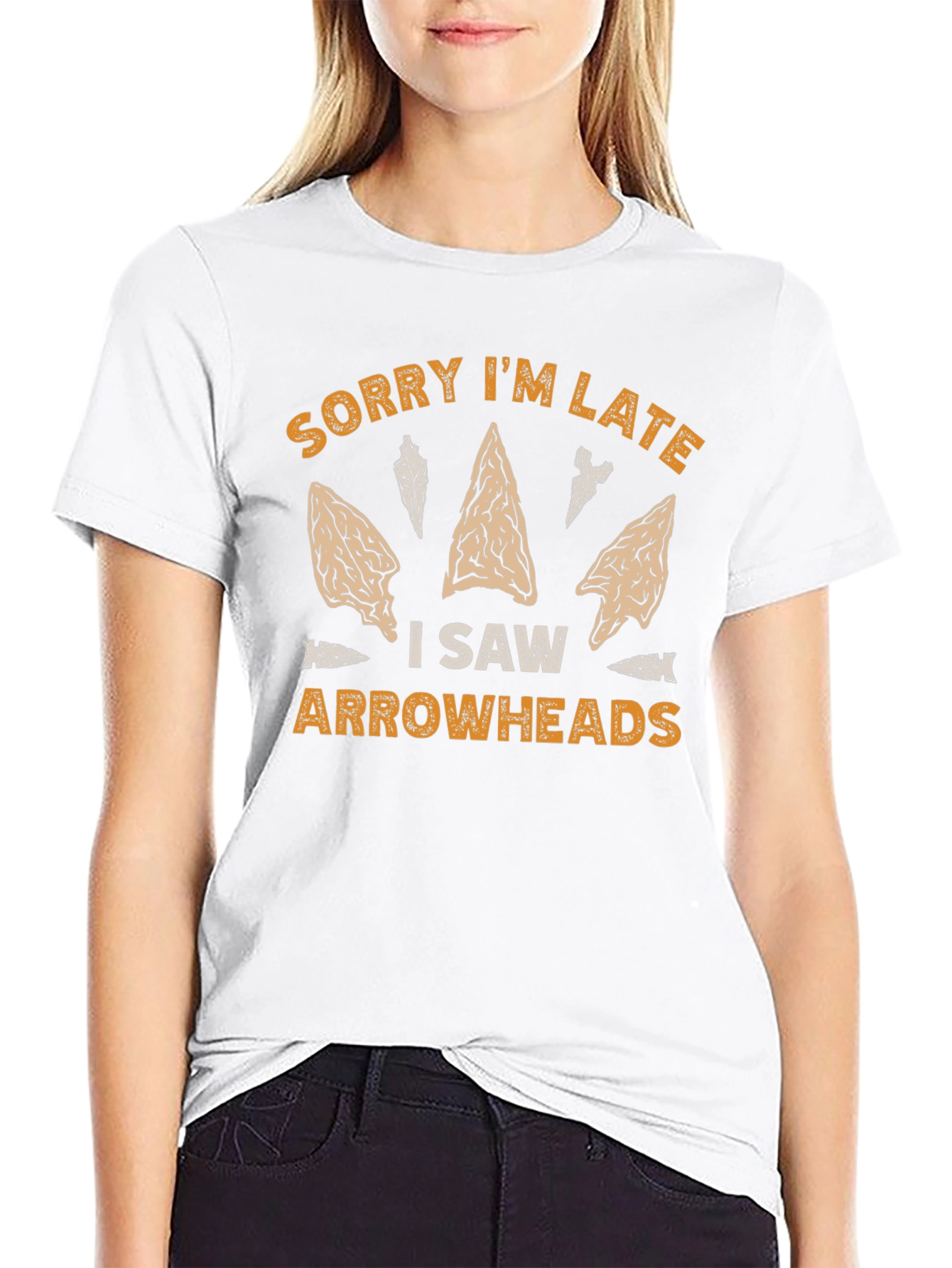 Sorry Im Late Arrowheads Graphic Tee