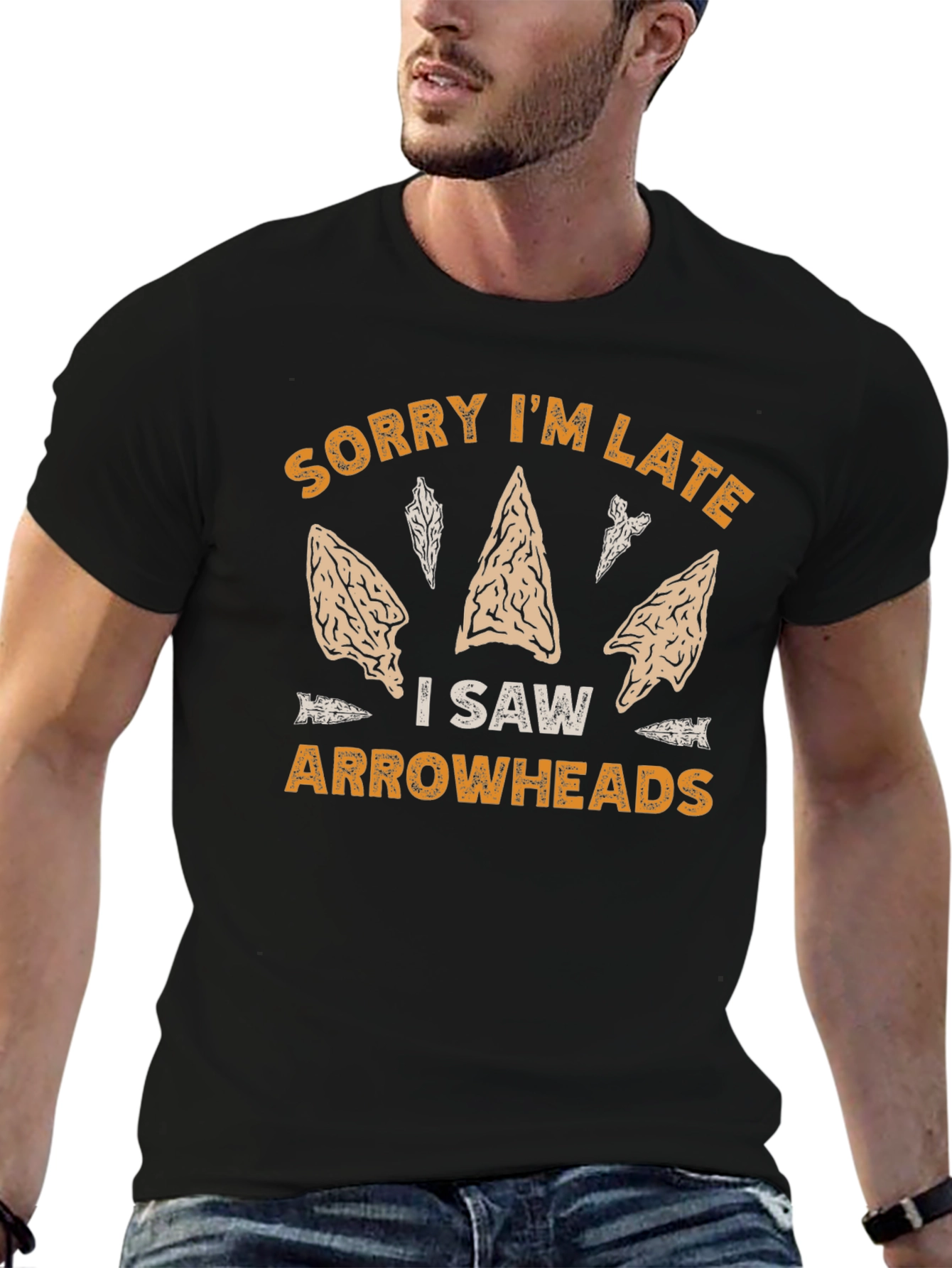 Sorry Im Late Arrowheads Graphic Tee