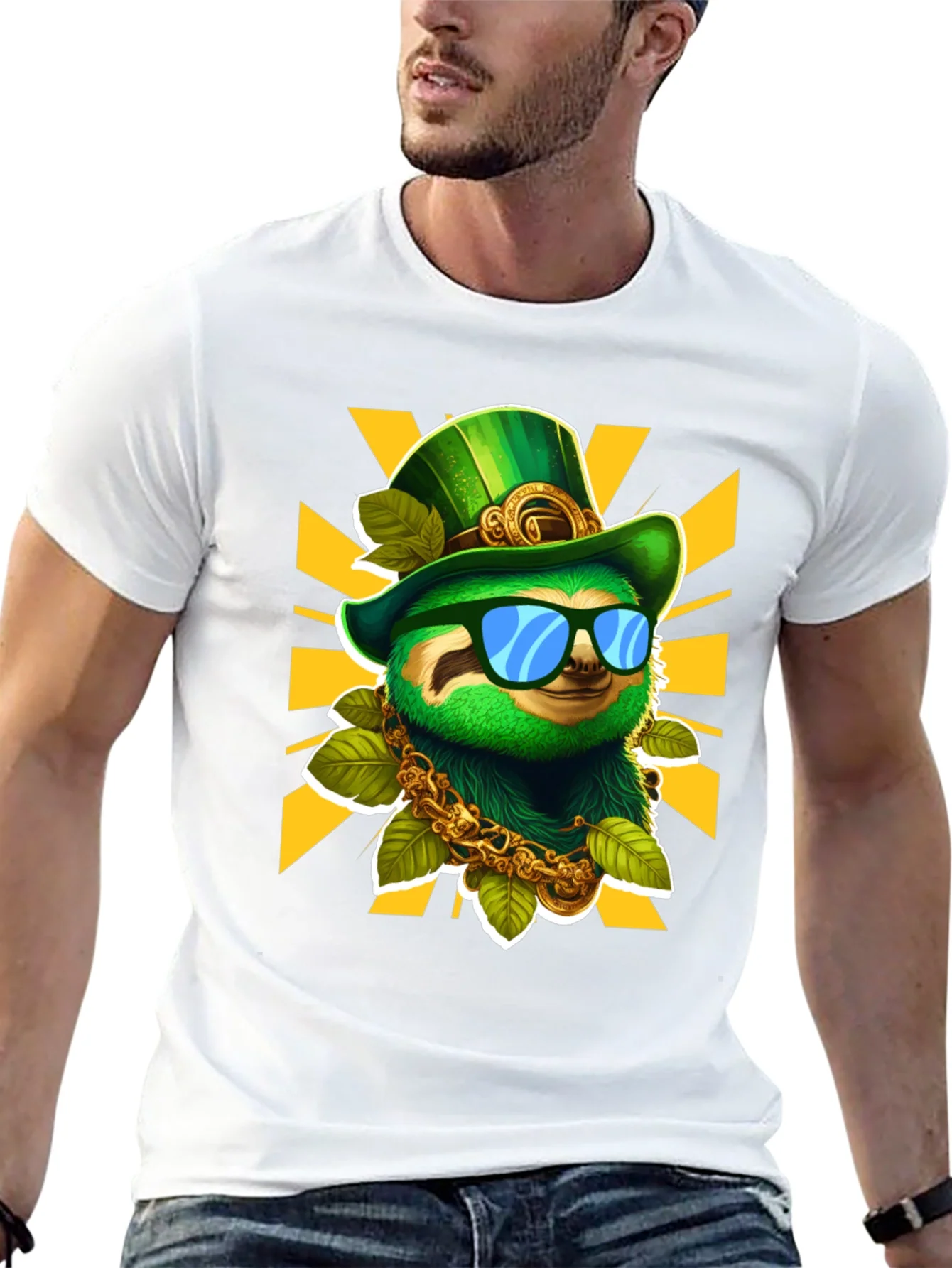 Lucky Sloth St. Patricks Day T-Shirt