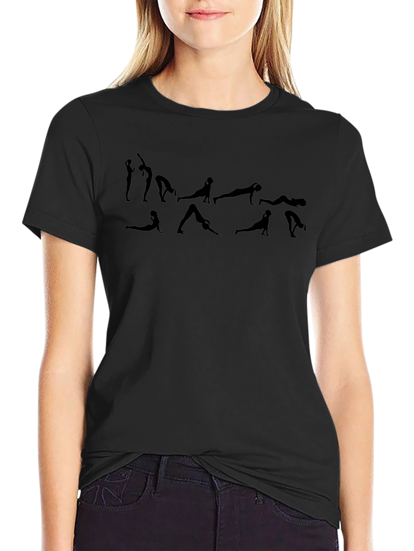 Yoga Pose Graphic T-Shirt