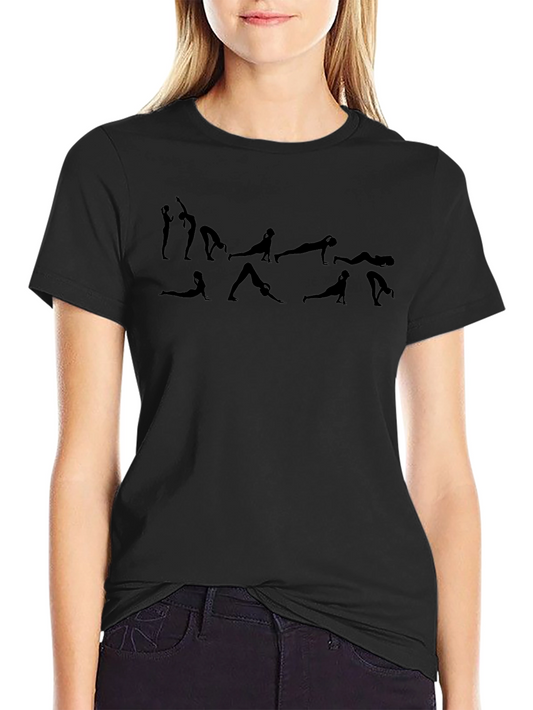 Yoga Pose Graphic T-Shirt