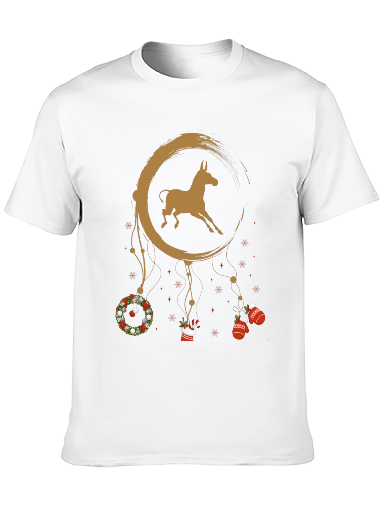 Festive Horse Dreamcatcher Graphic Tee