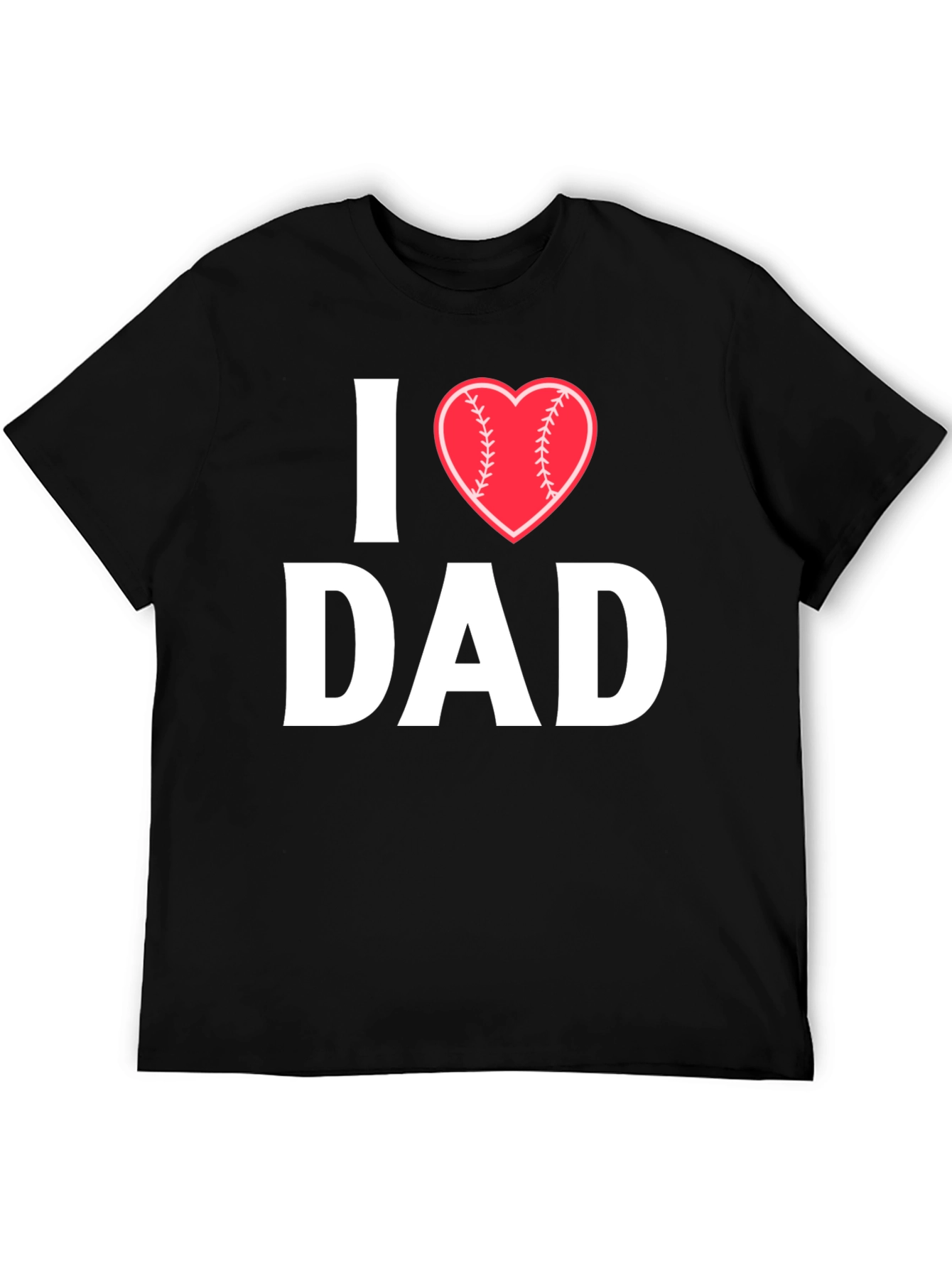 I Heart Baseball Dad T-Shirt