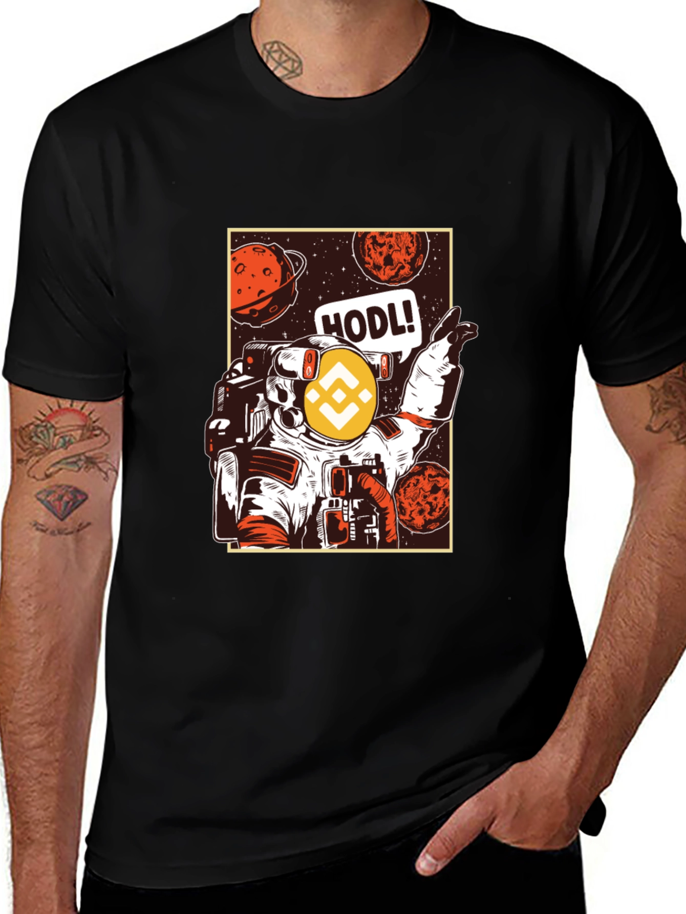 Crypto Astronaut HODL T-Shirt
