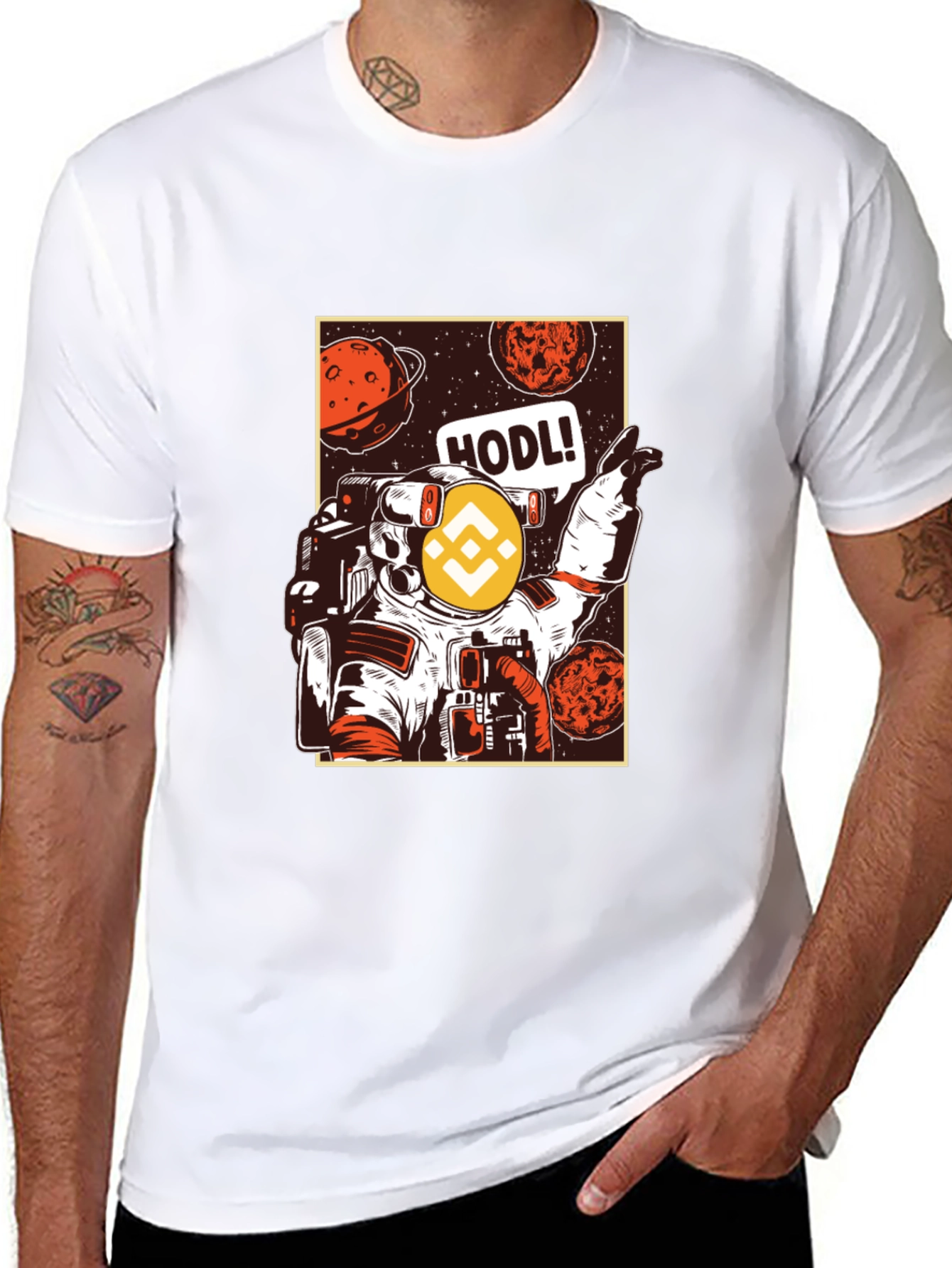 Crypto Astronaut HODL T-Shirt