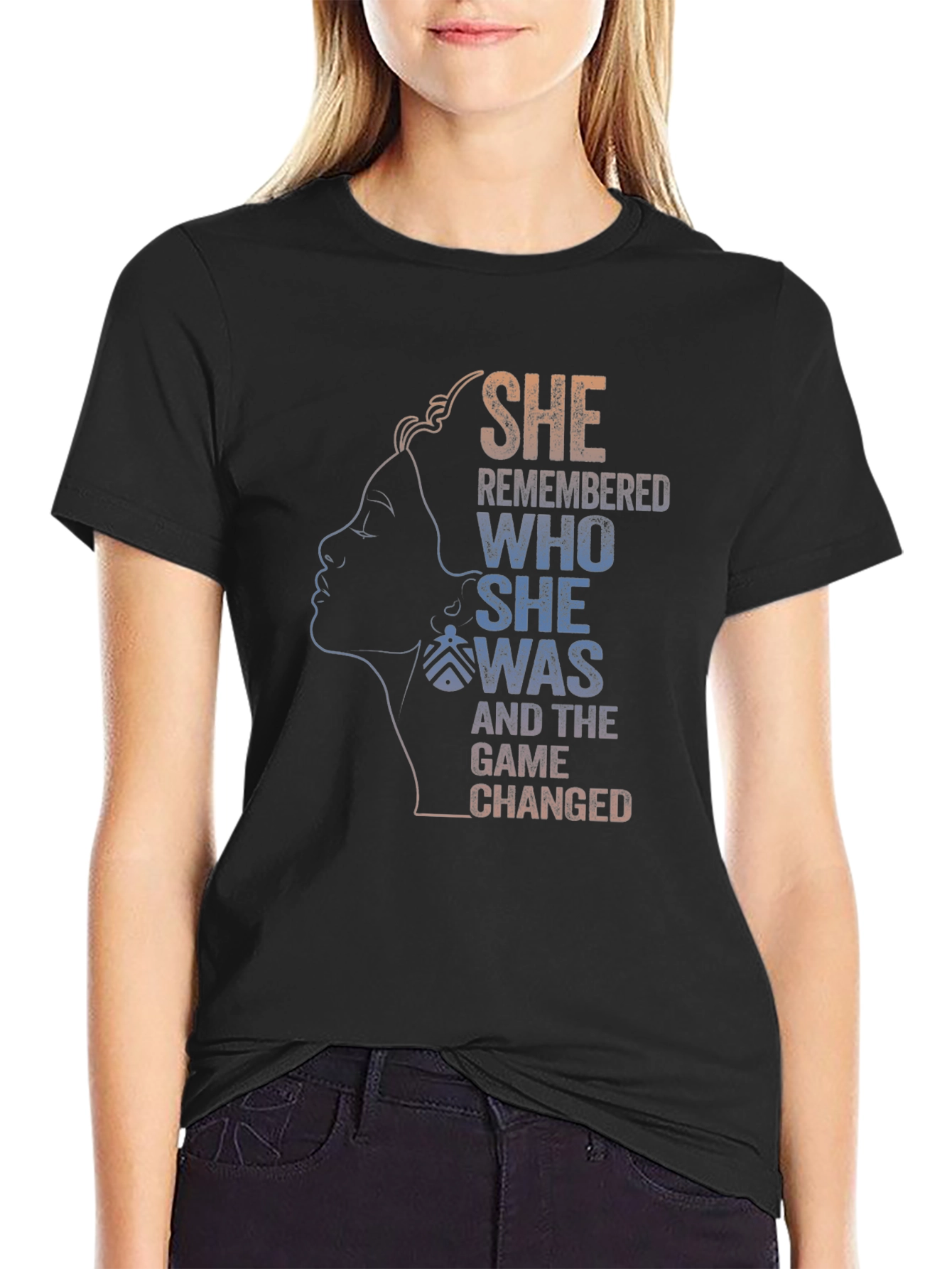 She Remembered Who She Was T-Shirt