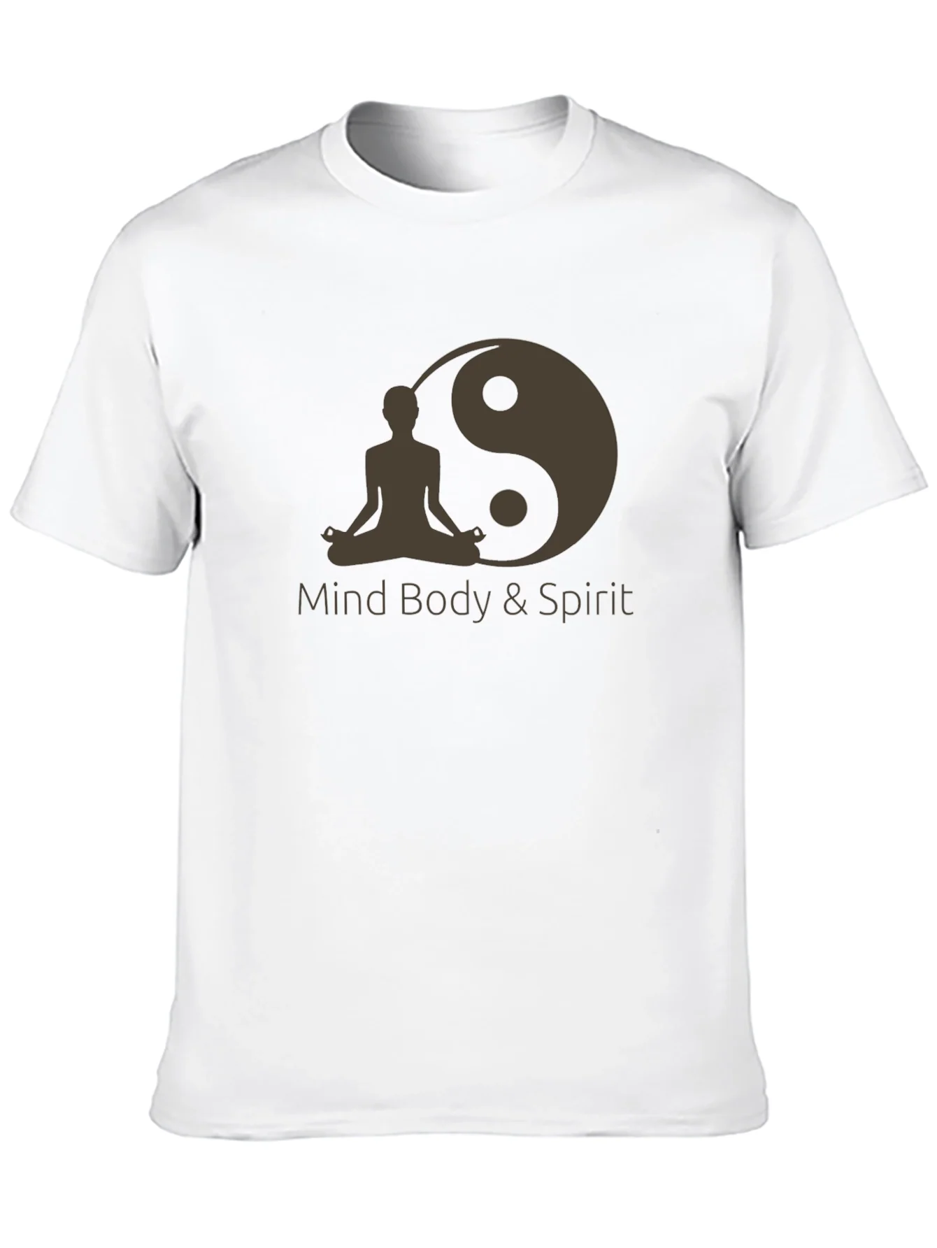 Mind Body Spirit Yin Yang Graphic Tee