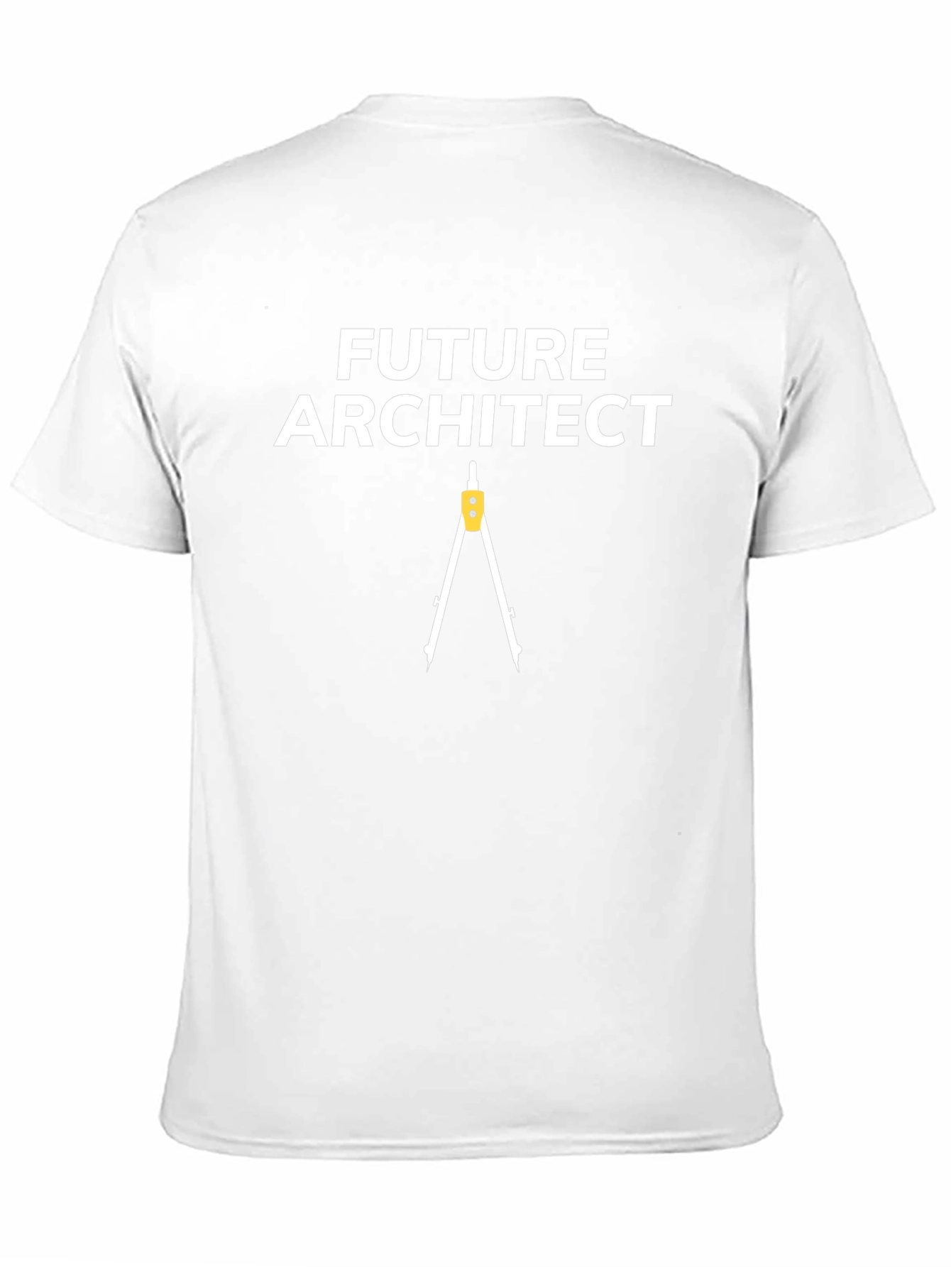 Future Architect T-Shirt - Black Tee with Compass Design