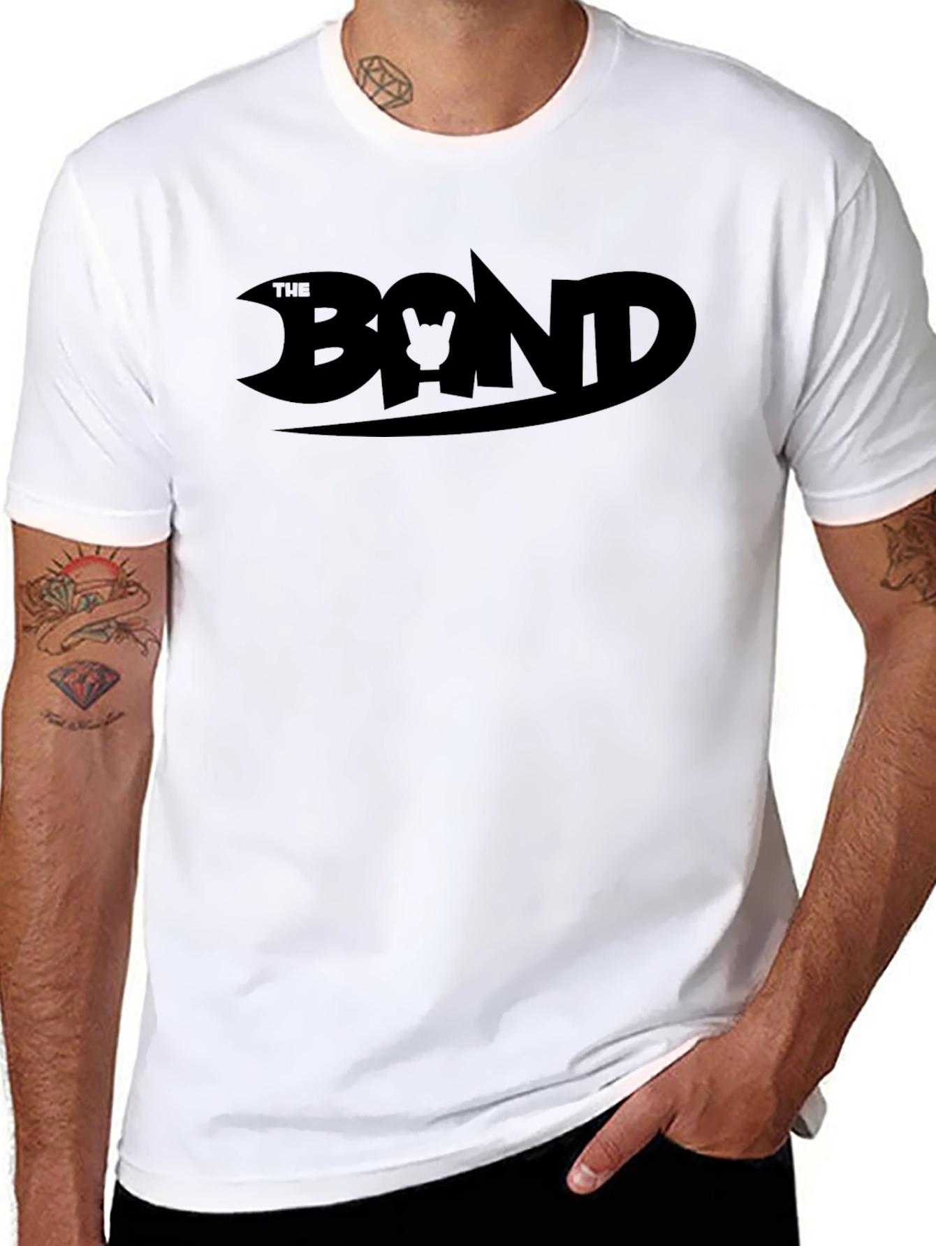 The Bond Black Graphic Tee - Cool Edgy Design