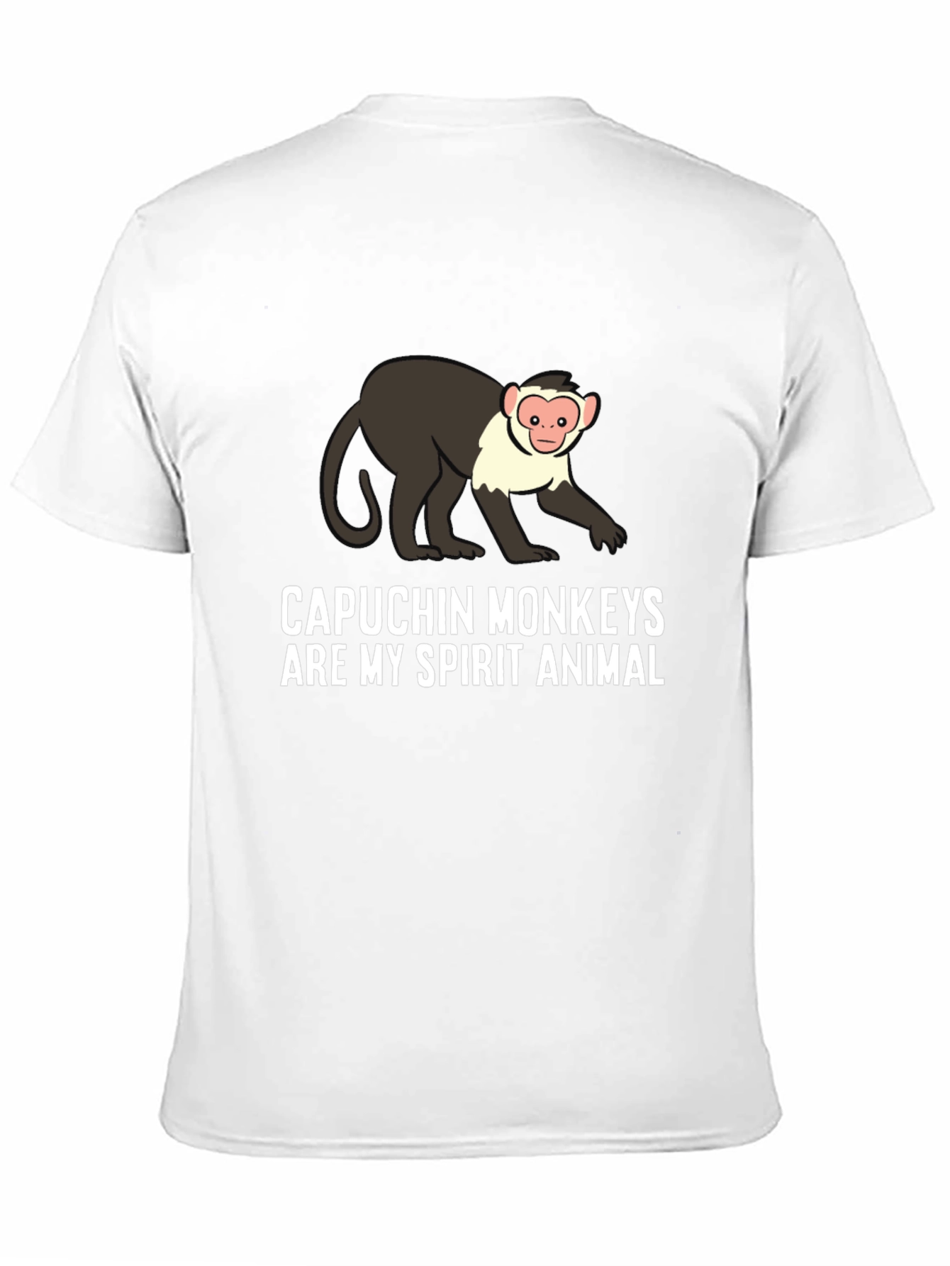 Capuchin Monkey Spirit Animal Graphic T-Shirt