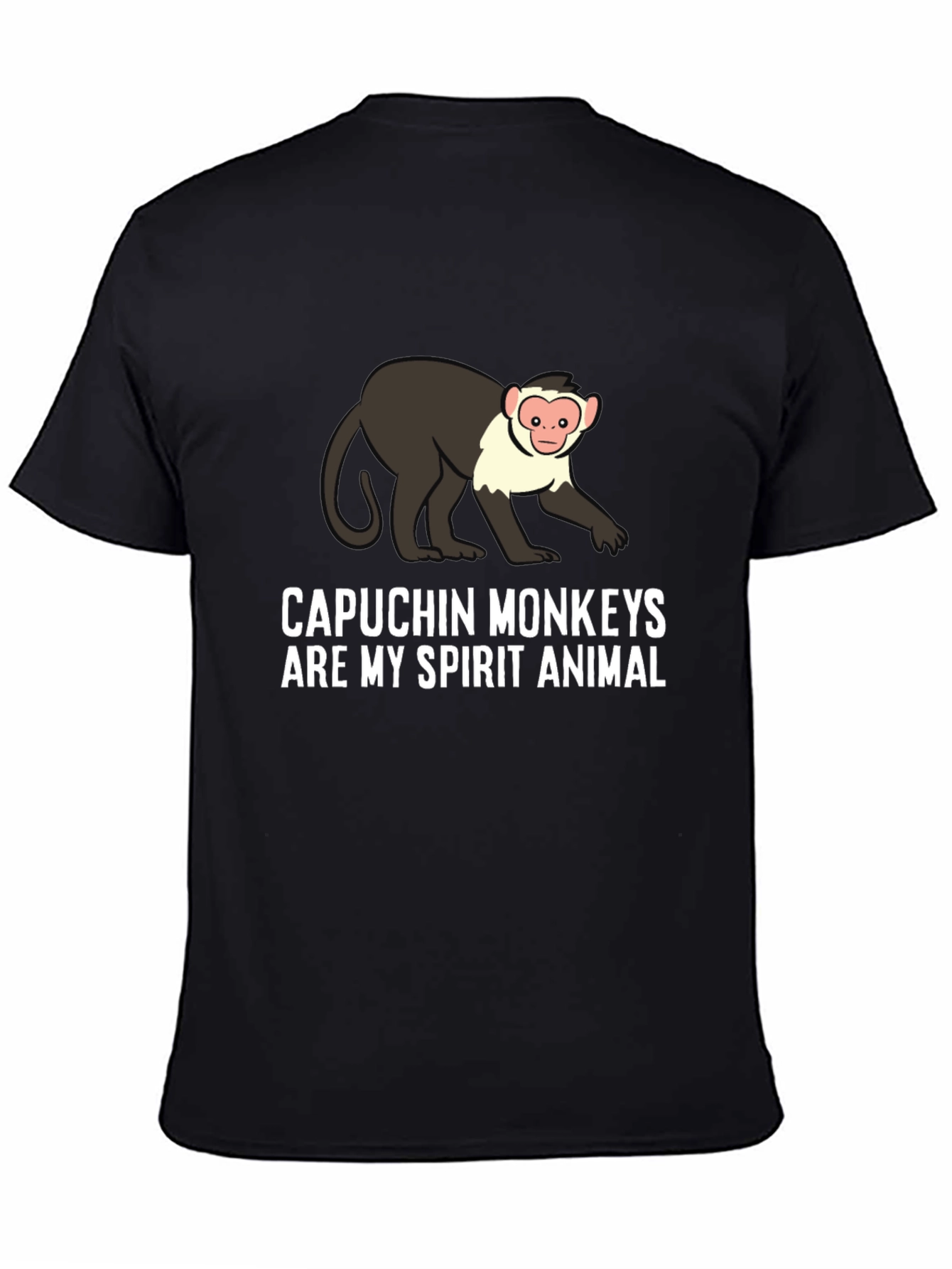 Capuchin Monkey Spirit Animal Graphic T-Shirt