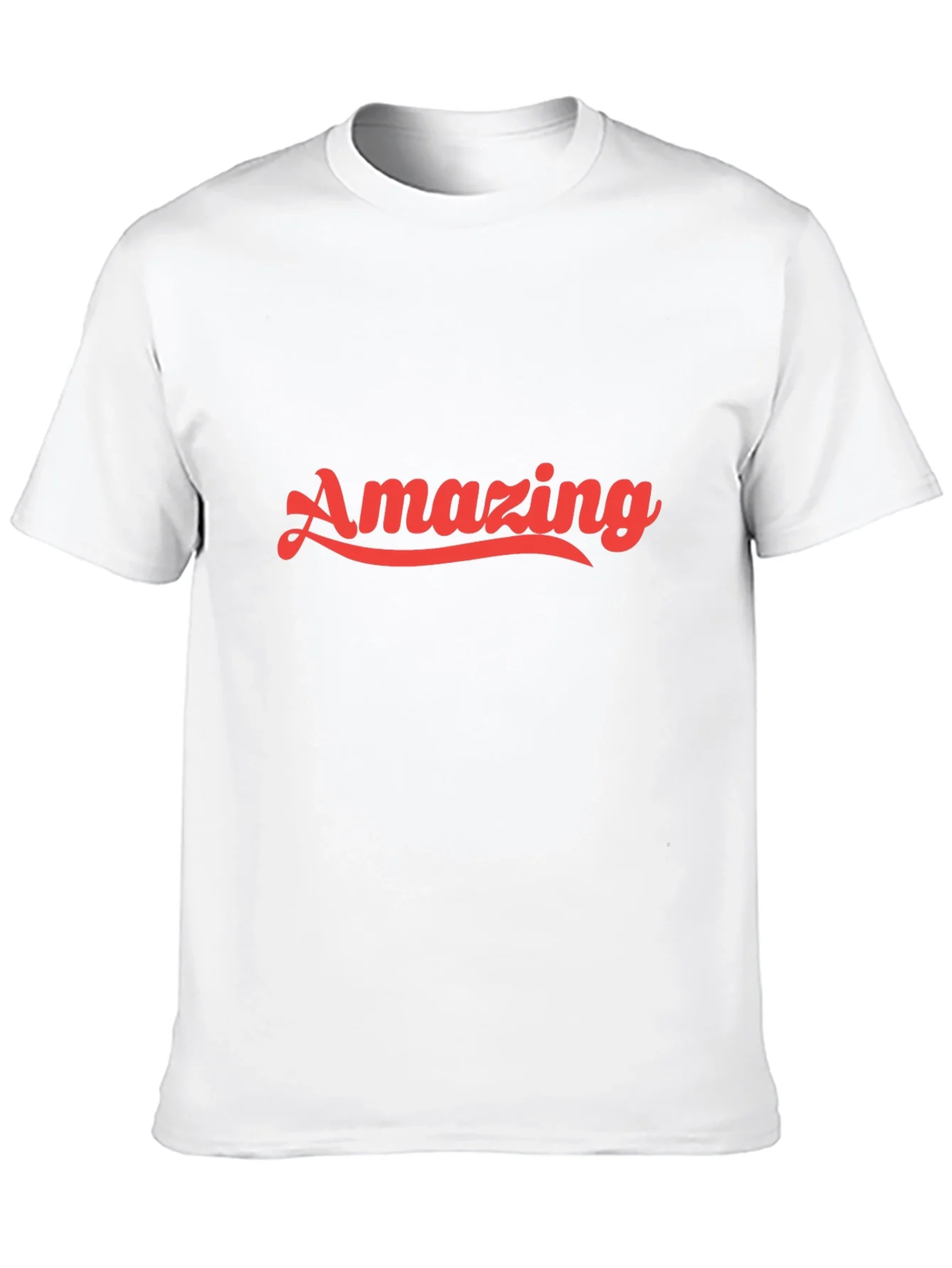 Amazing Graphic Tee - Black Cotton T-Shirt