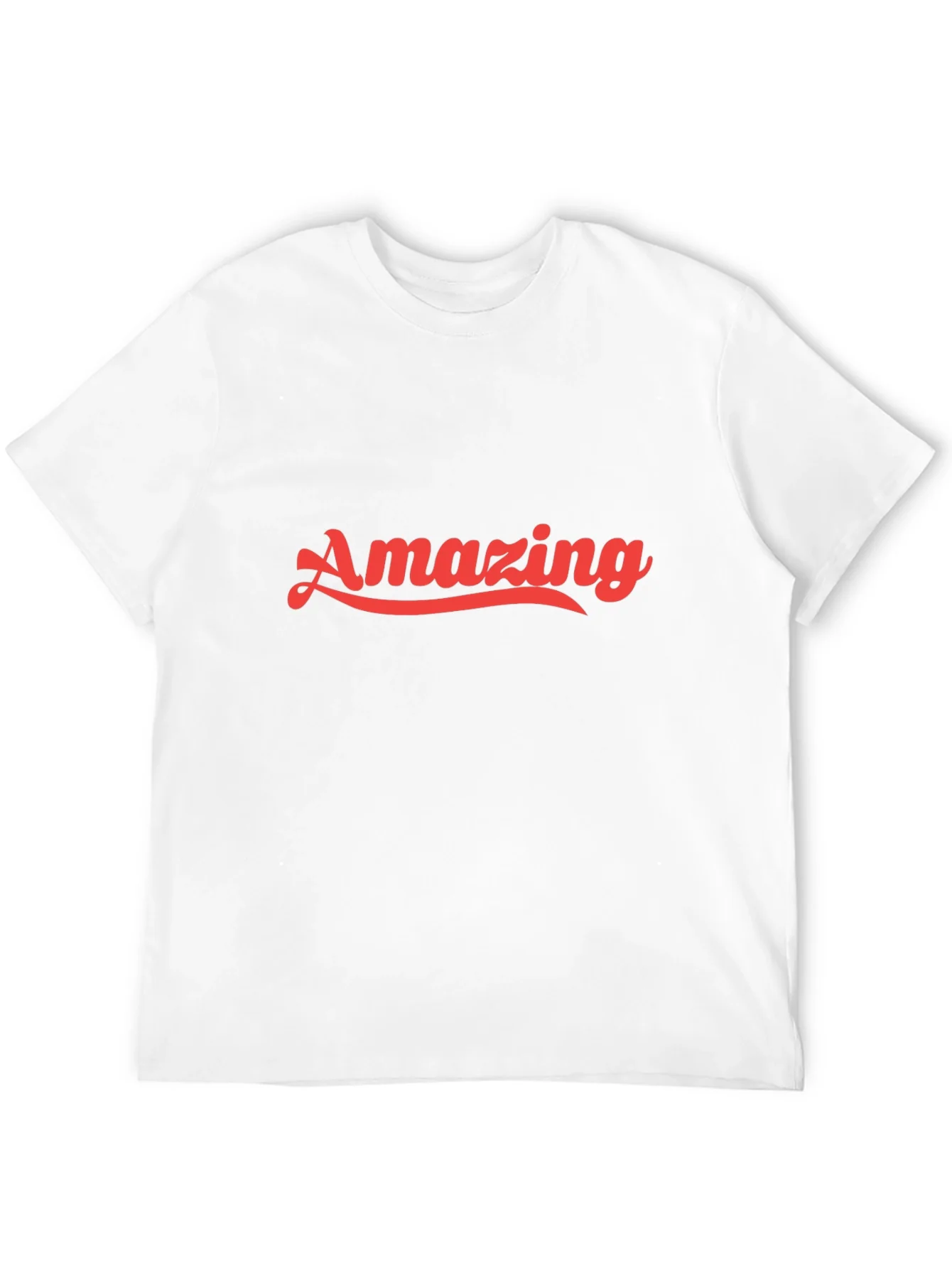 Amazing Graphic Tee - Black Cotton T-Shirt