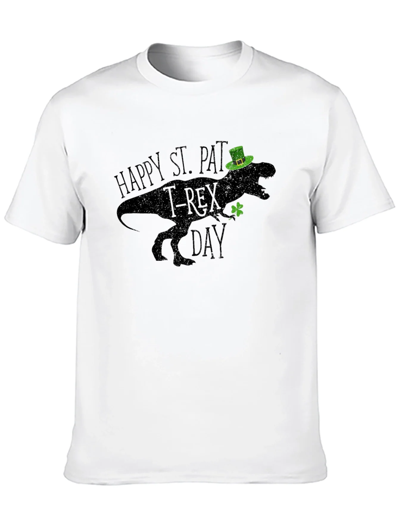 St. Pat-T-Rex Day Black T-Shirt