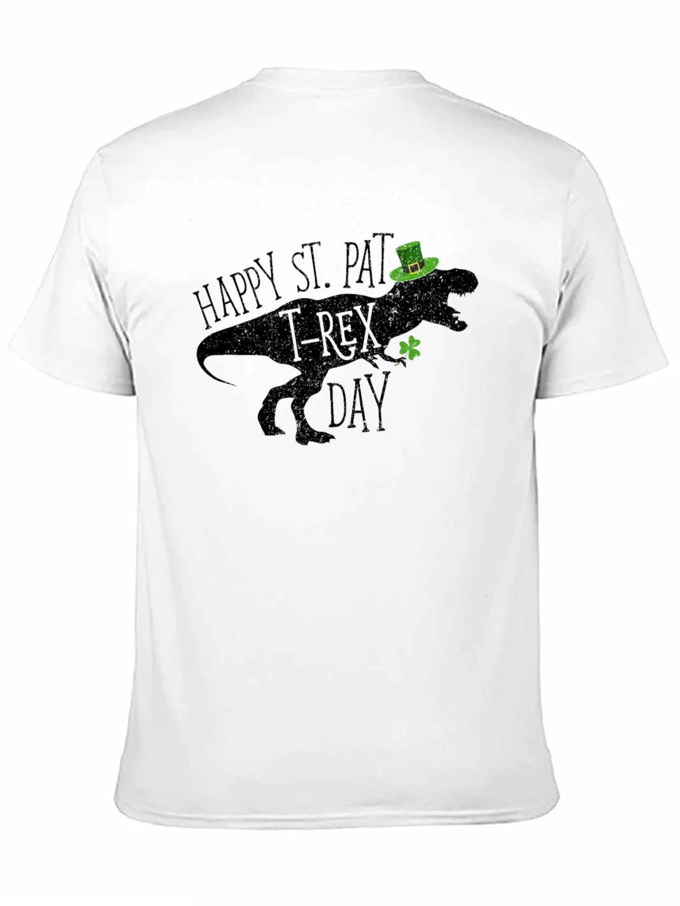 St. Pat-T-Rex Day Black T-Shirt
