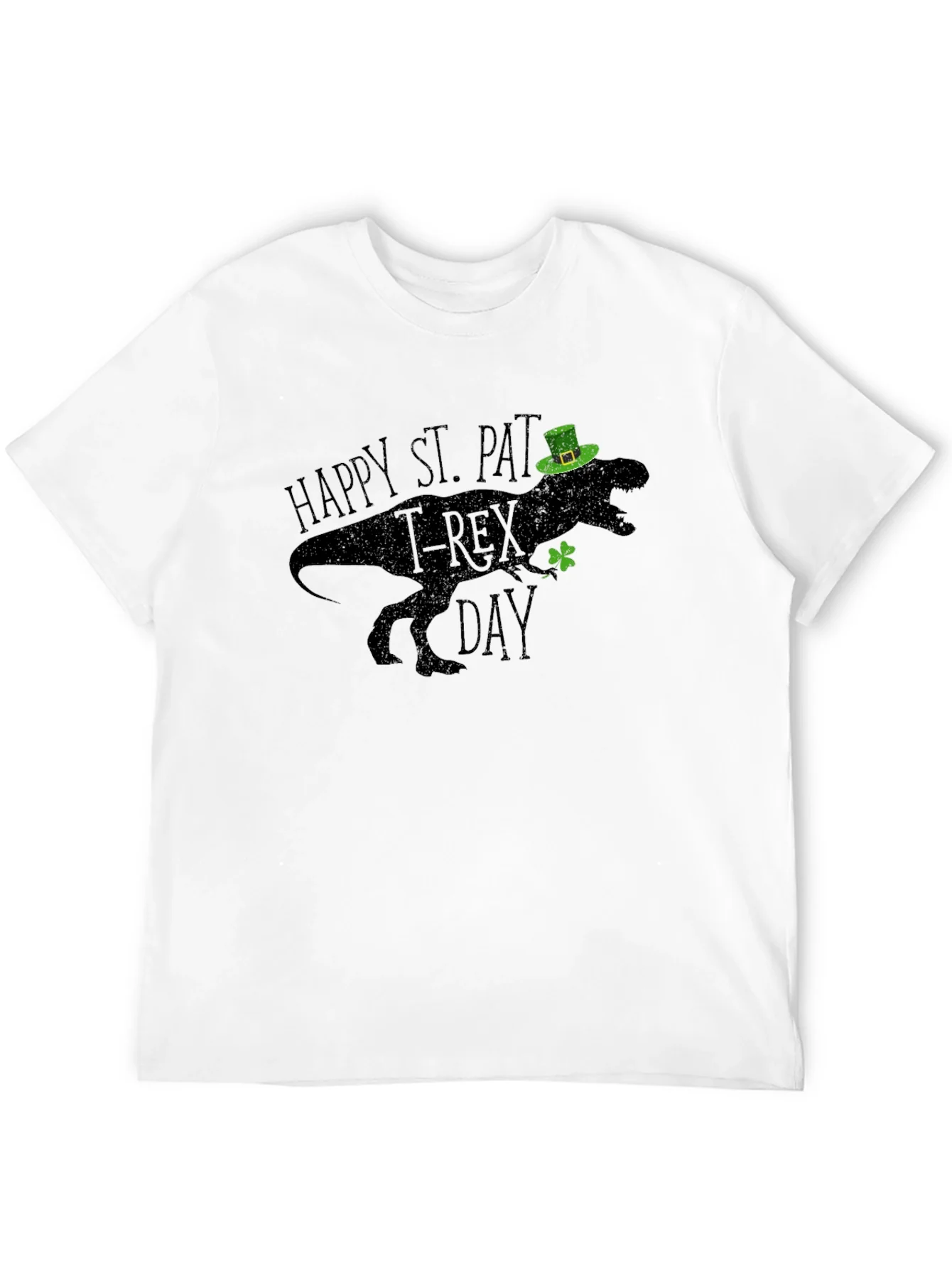 St. Pat-T-Rex Day Black T-Shirt