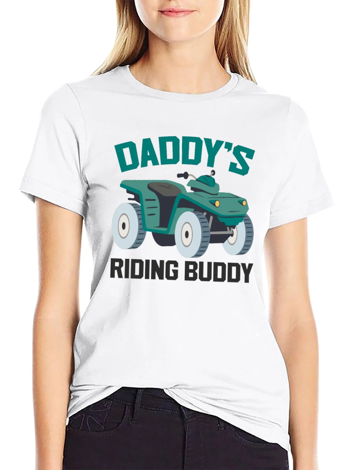 Daddys Riding Buddy ATV Graphic Tee