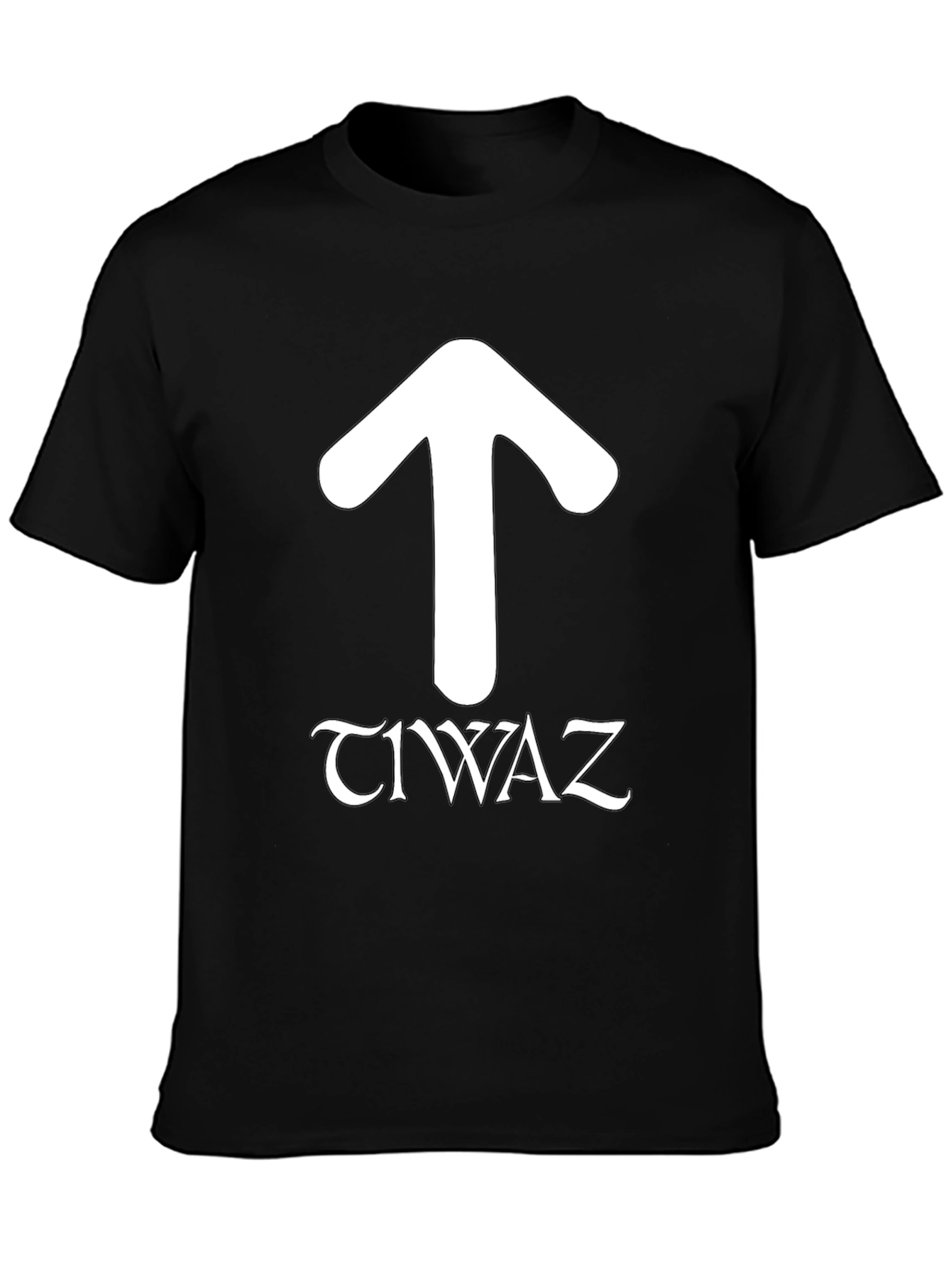 Tiwaz Rune T-Shirt - Norse Pagan Symbol Design
