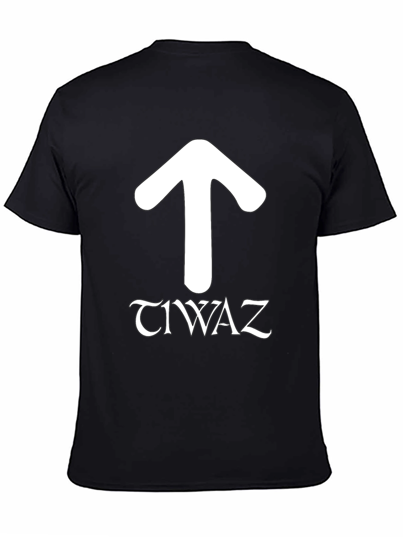 Tiwaz Rune T-Shirt - Norse Pagan Symbol Design
