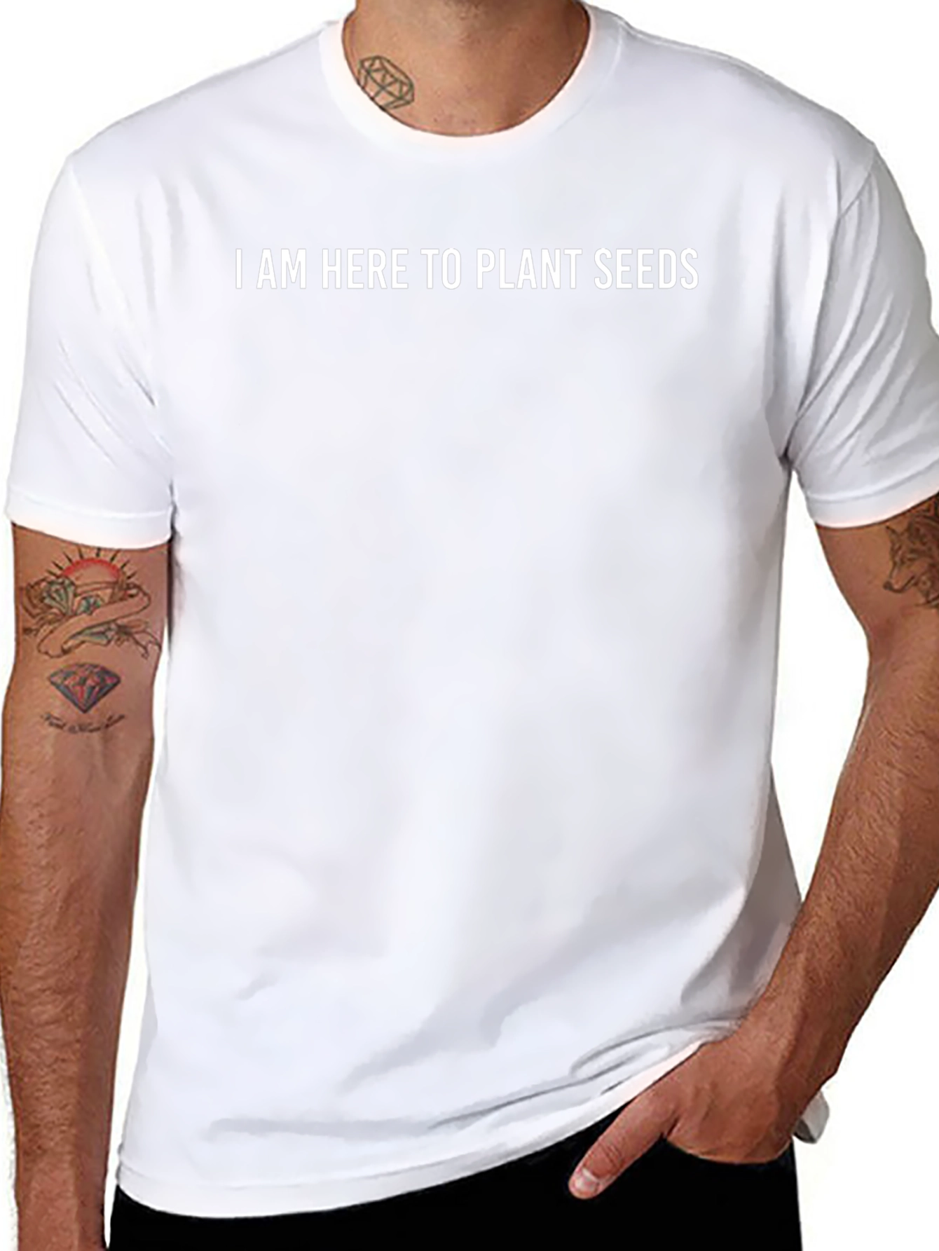 I Am Here to Plant Seeds Graphic T-Shirt