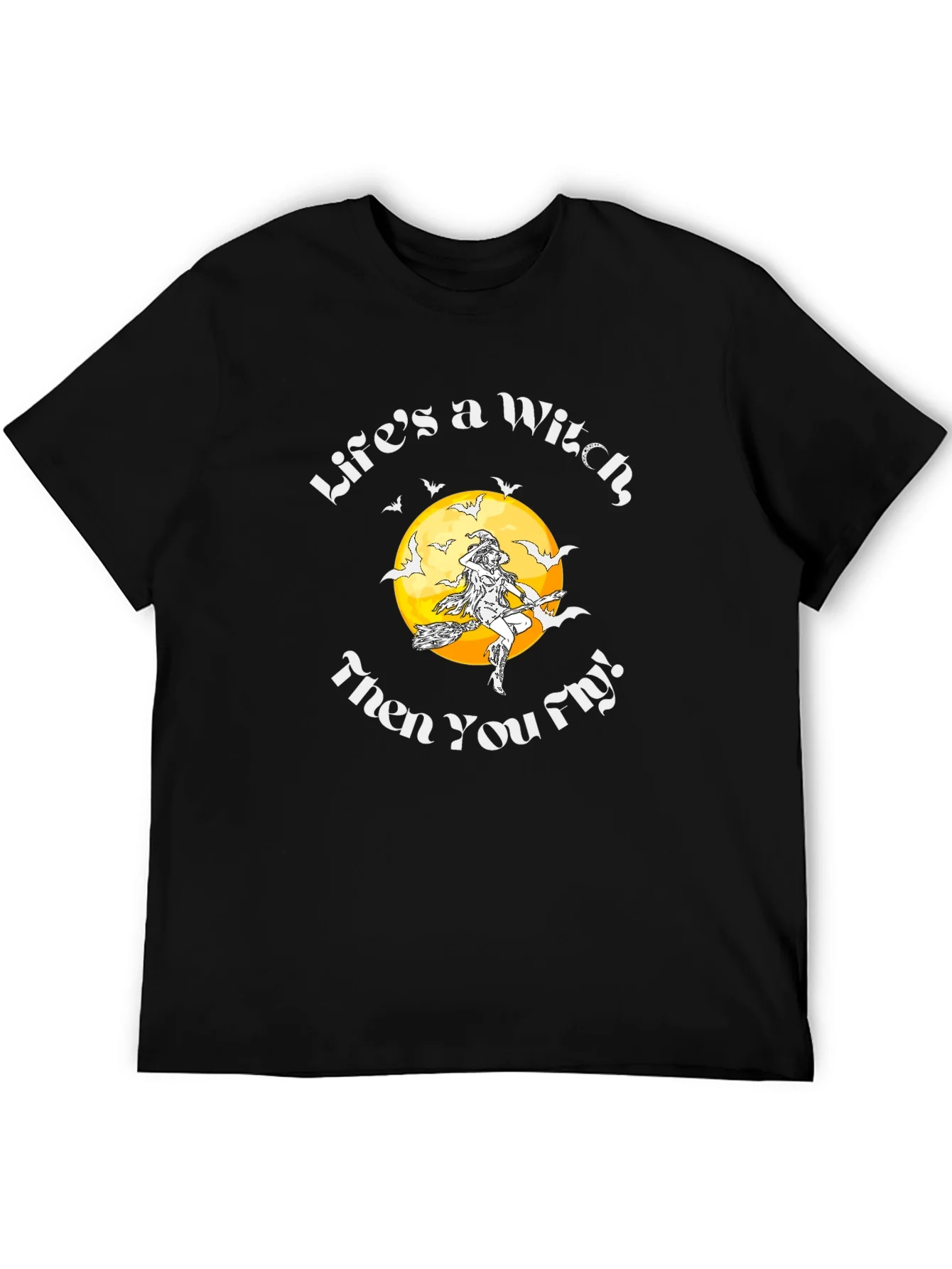 Lifes a Witch Halloween Graphic Tee