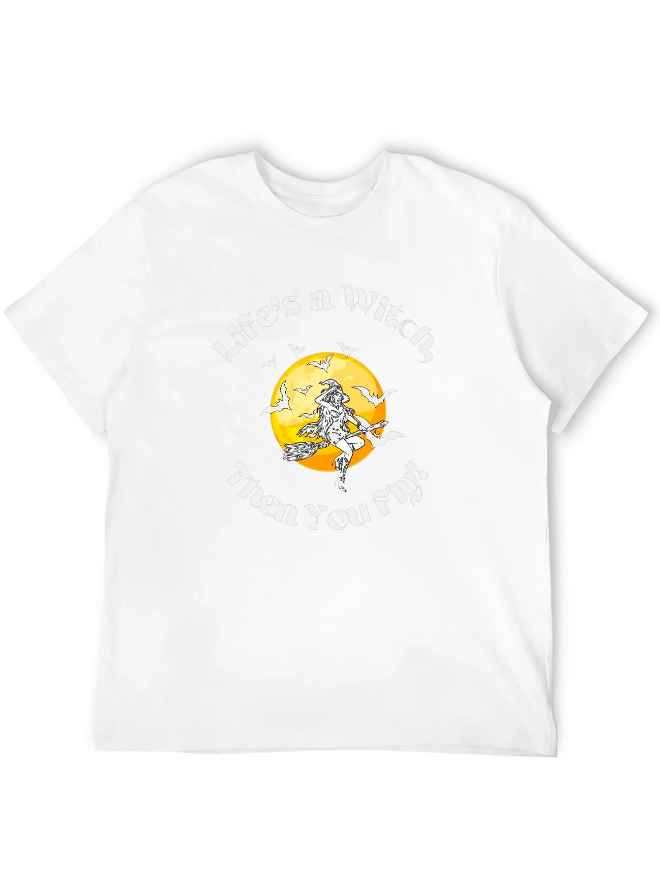 Lifes a Witch Halloween Graphic Tee
