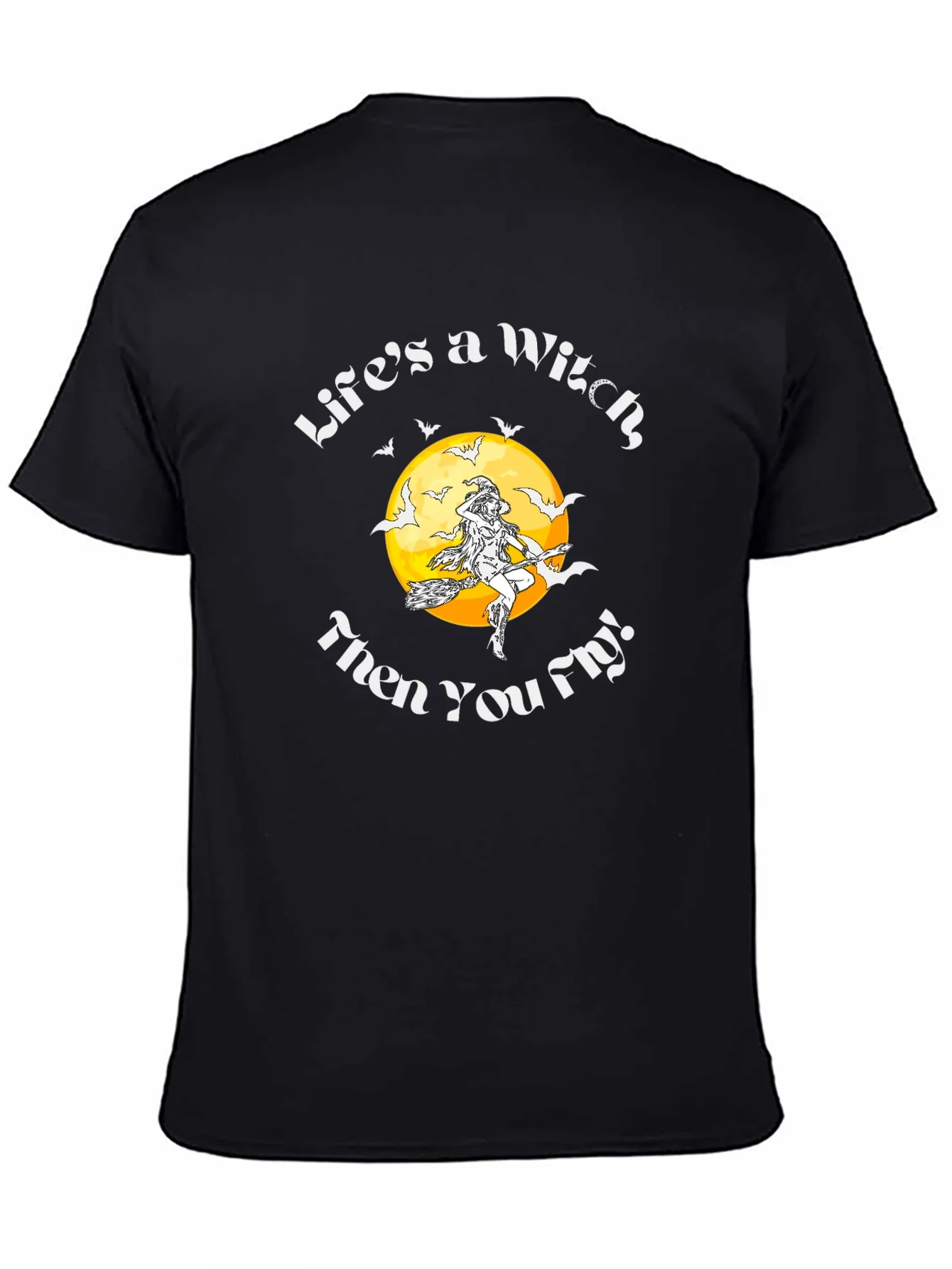 Lifes a Witch Halloween Graphic Tee