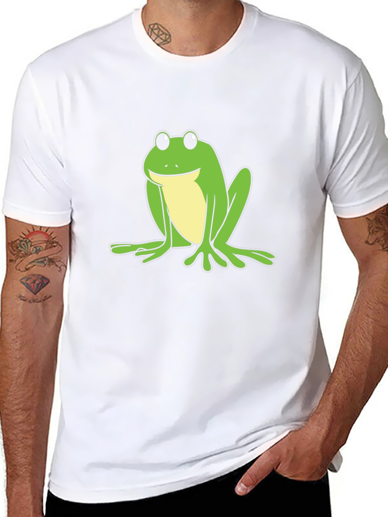 Frog Graphic Black T-Shirt