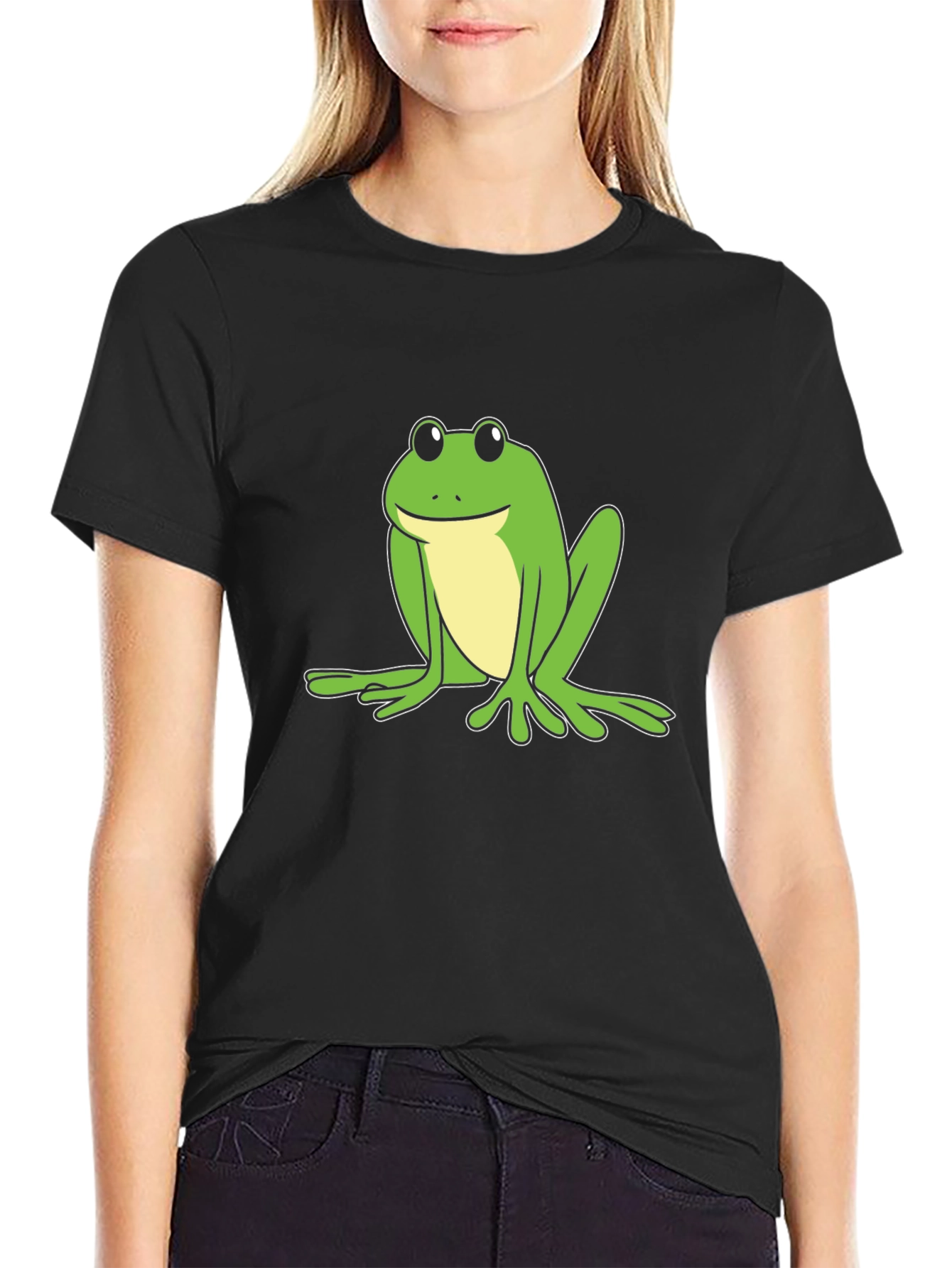 Frog Graphic Black T-Shirt