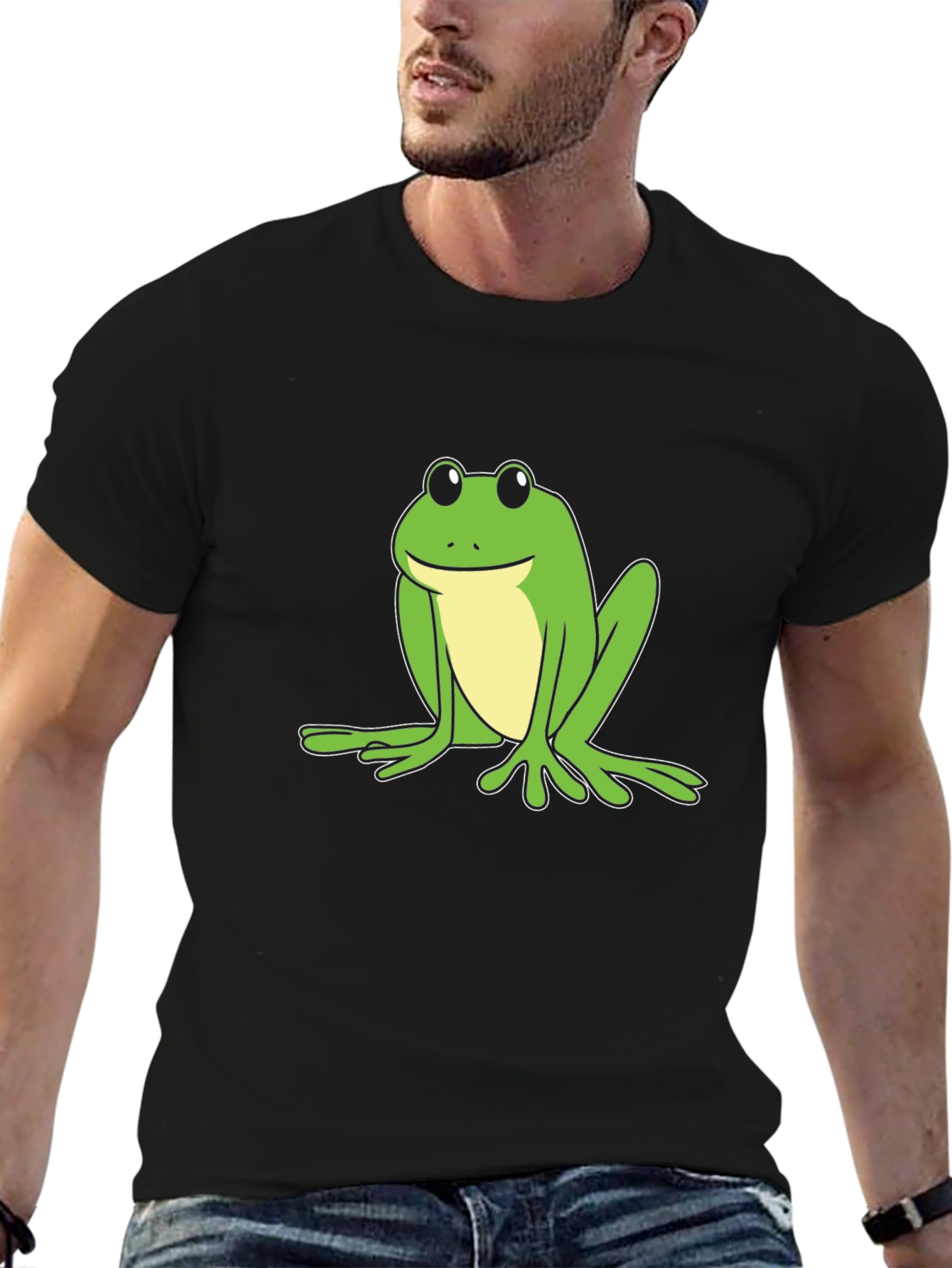 Frog Graphic Black T-Shirt